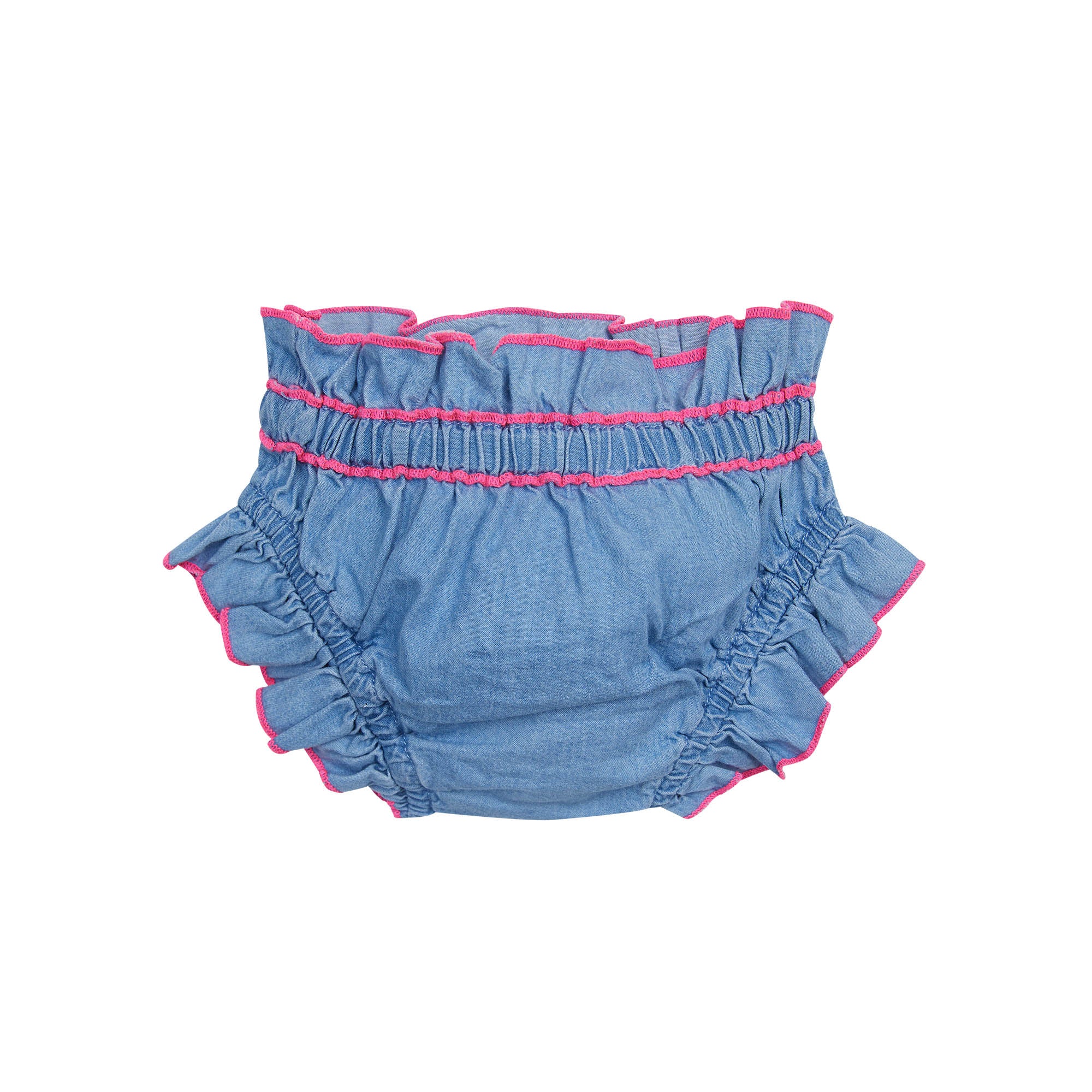 Baby Girls Blue Denim Dress Set