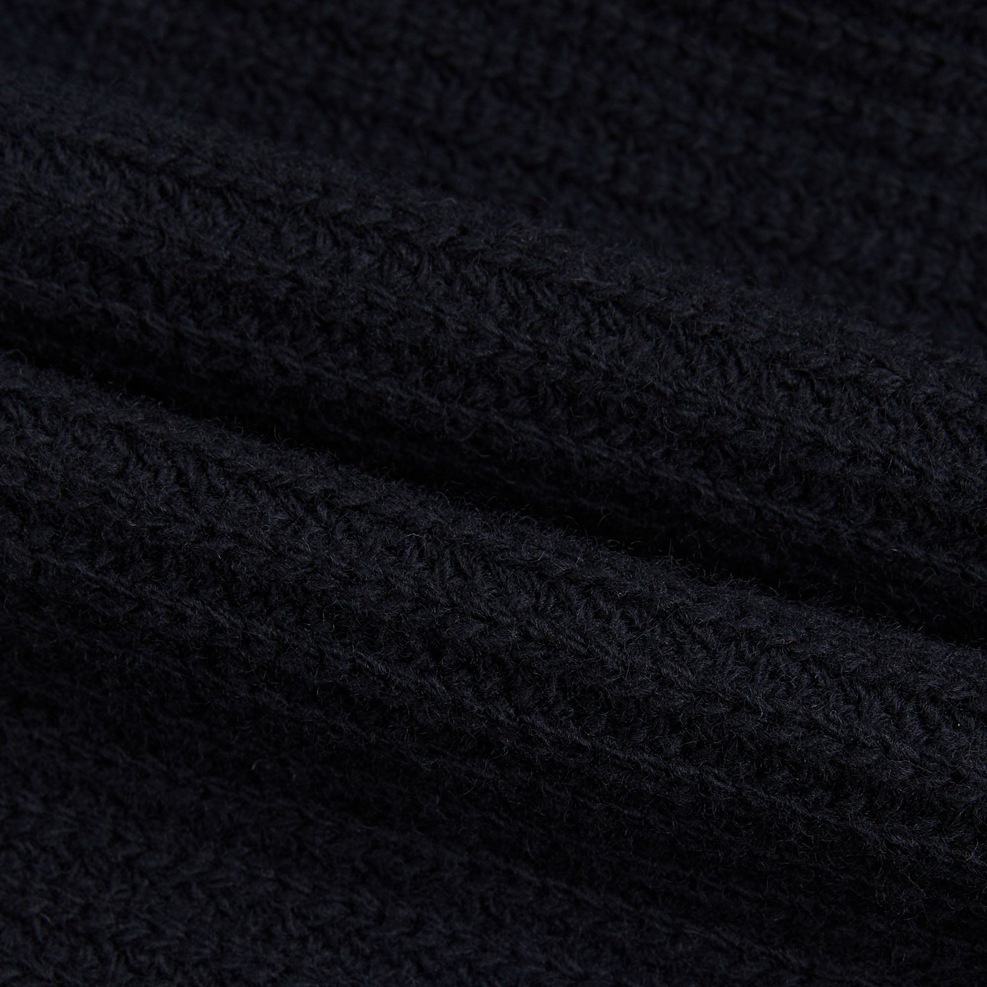 Girls Black Zip-Up Top