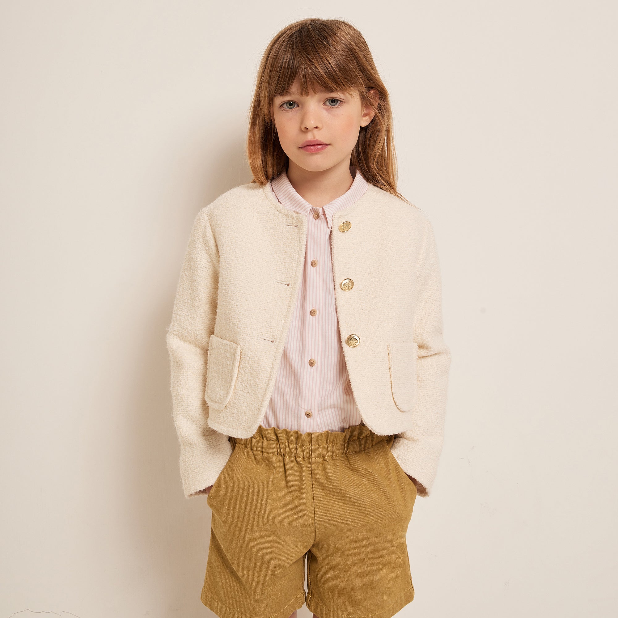 Girls White Jacket
