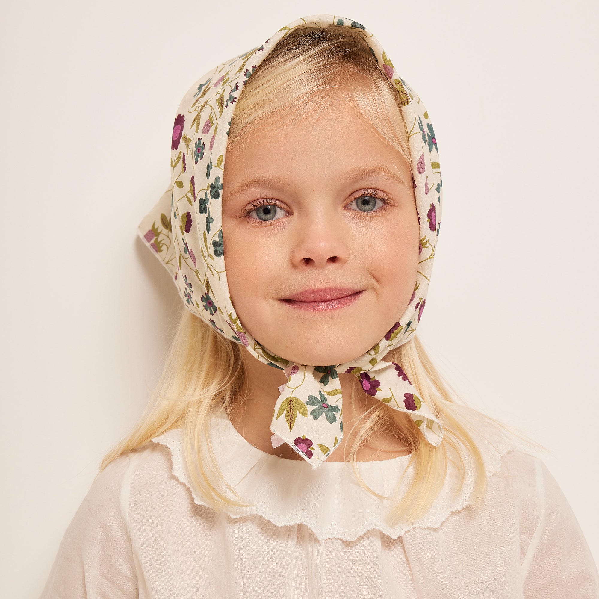 Girls White Cotton Top