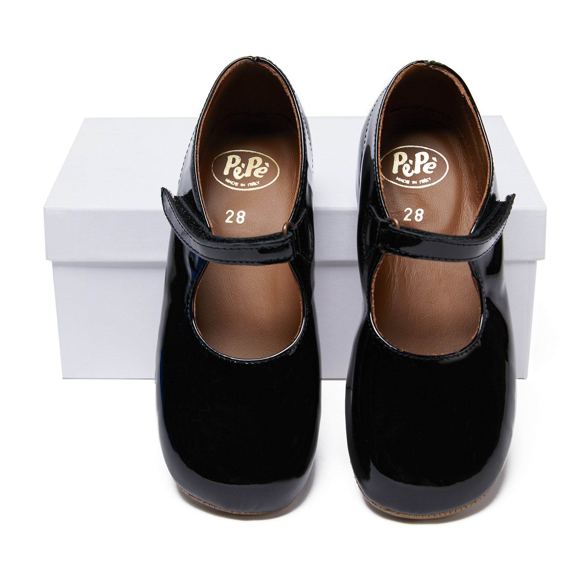 Girls Black Flat Shoes