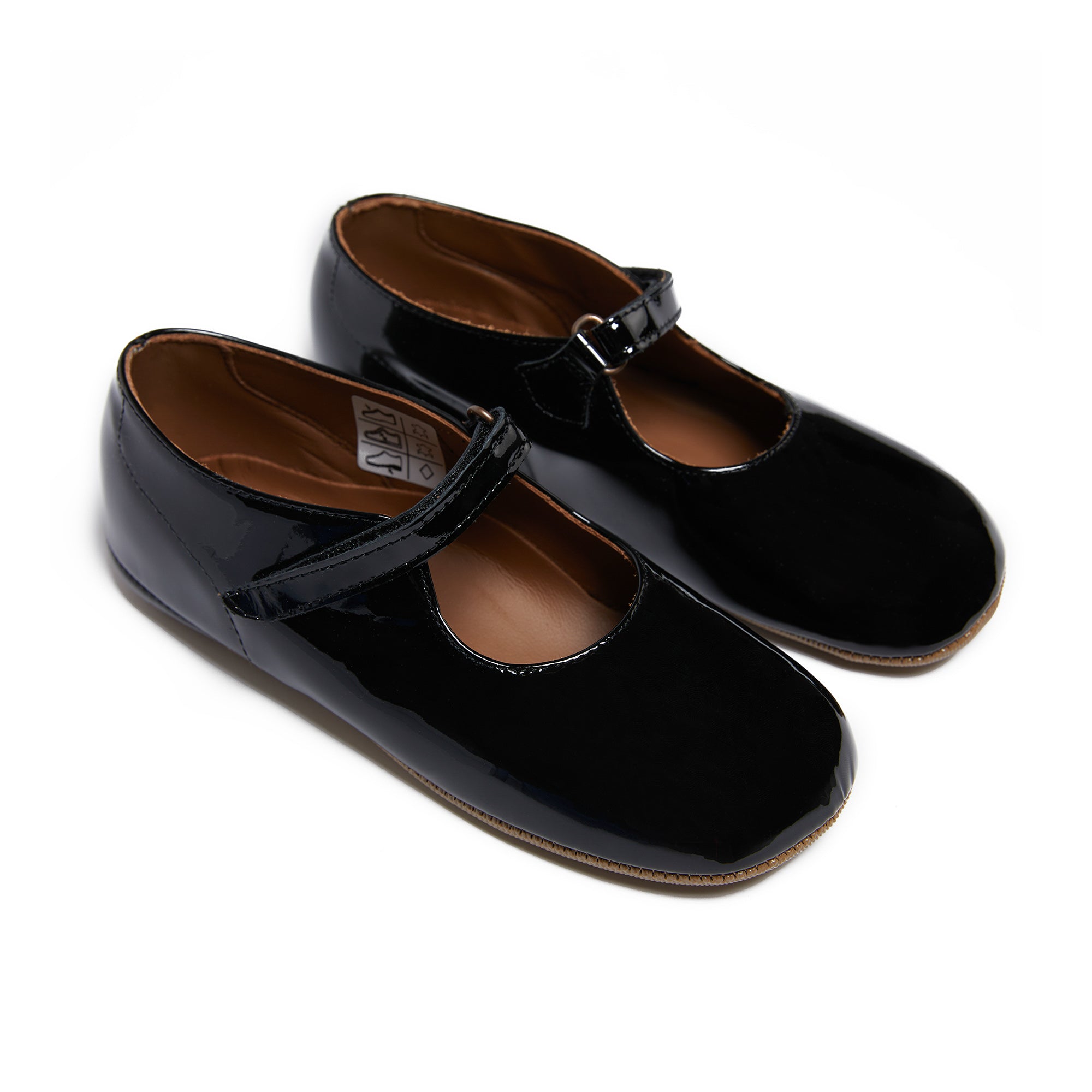 Girls Black Flat Shoes