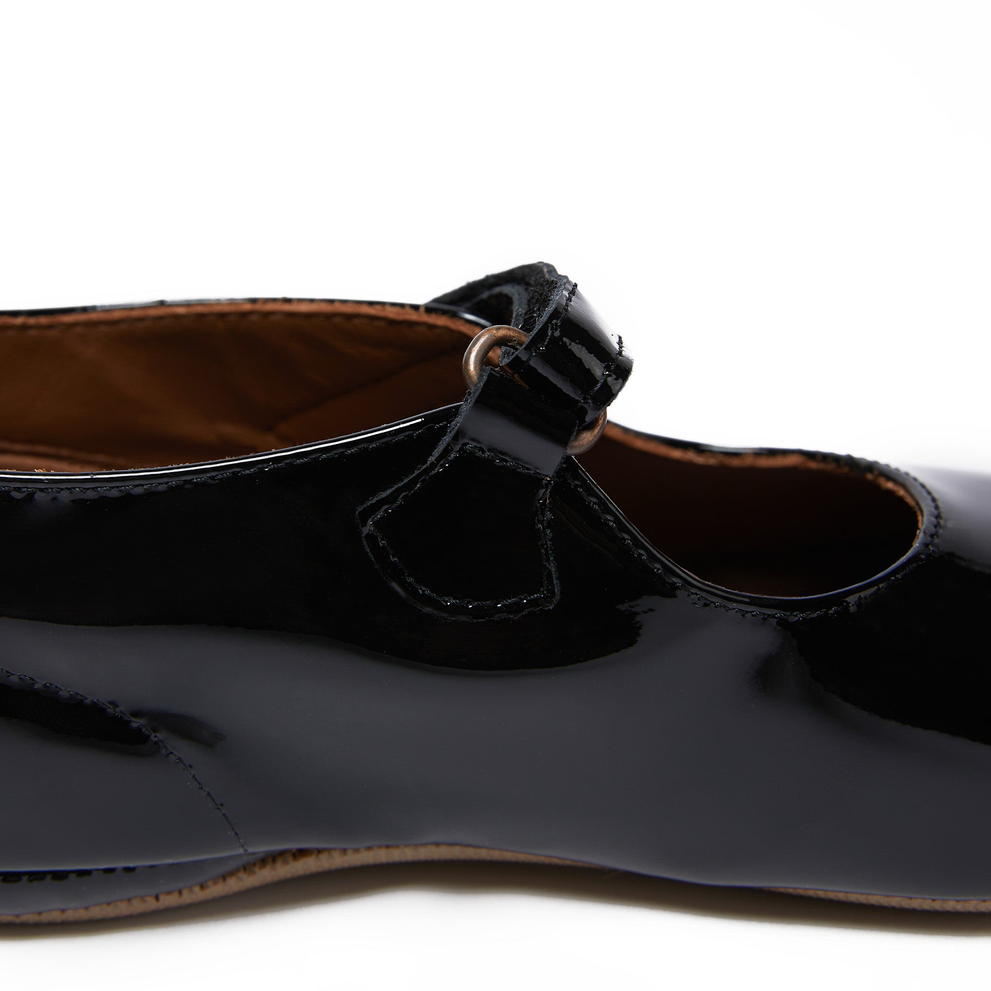 Girls Black Flat Shoes