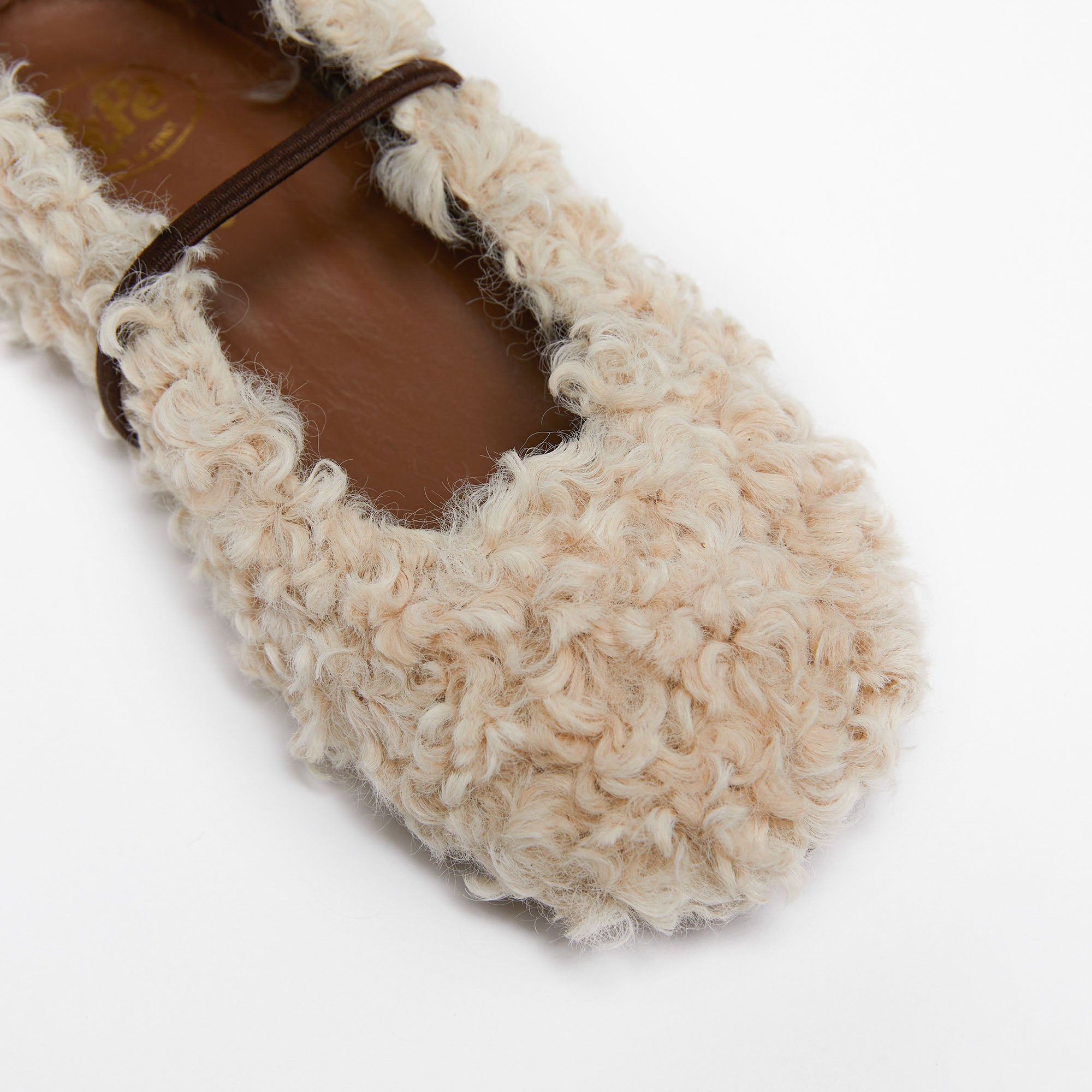 Girls Beige Flat Shoes