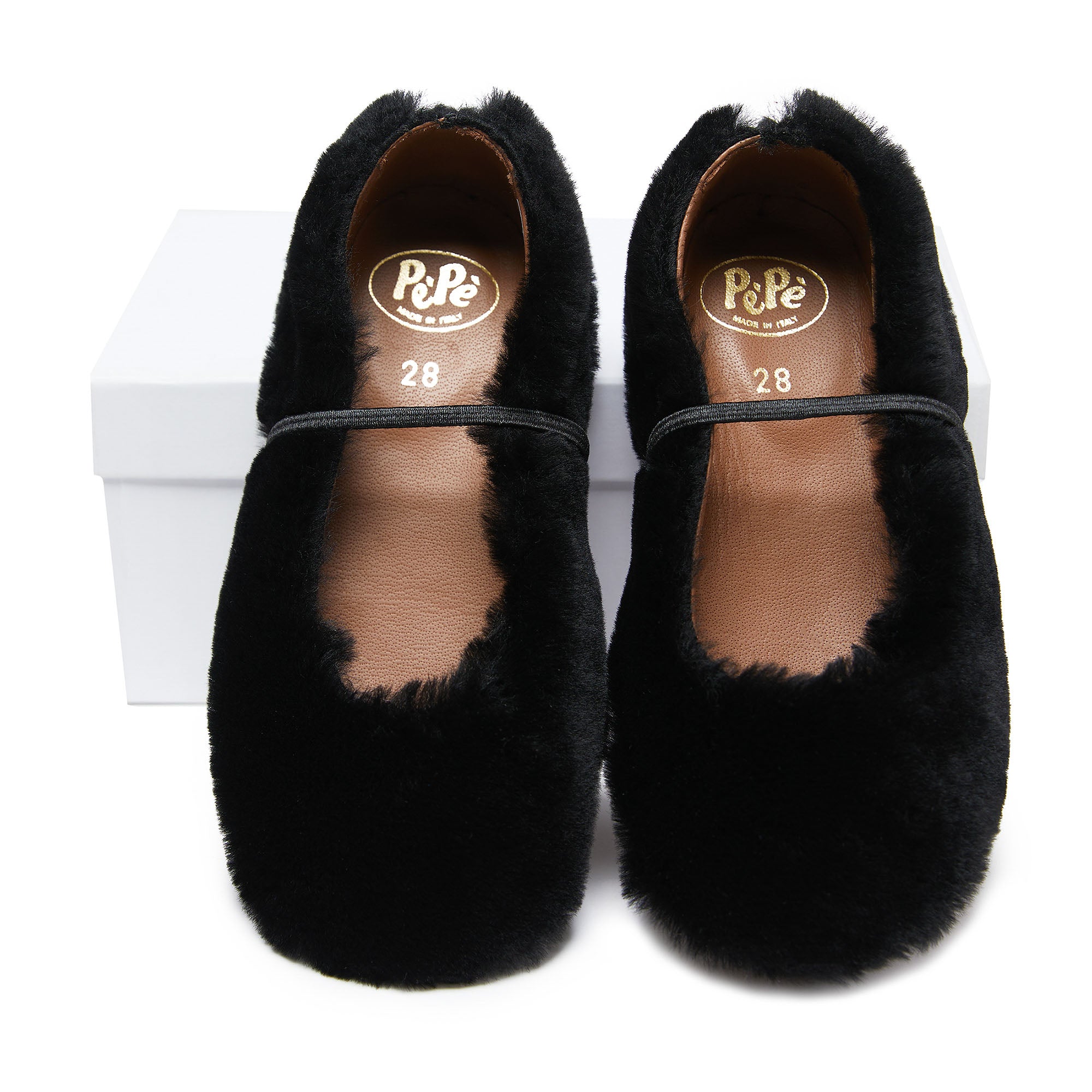 Girls Black Flat Shoes