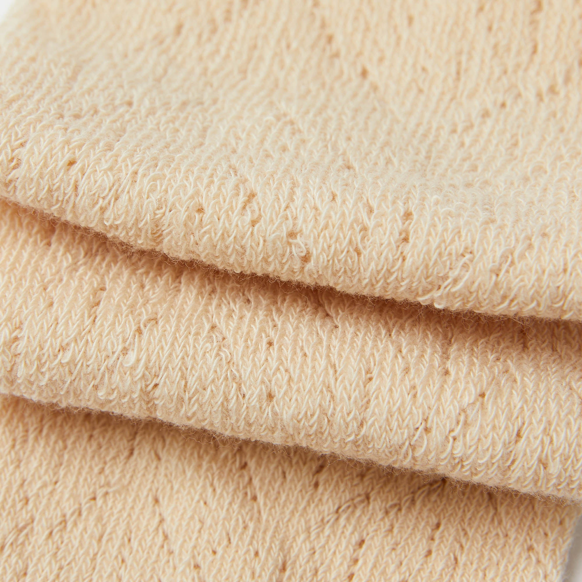 Girls Beige Cotton Tights