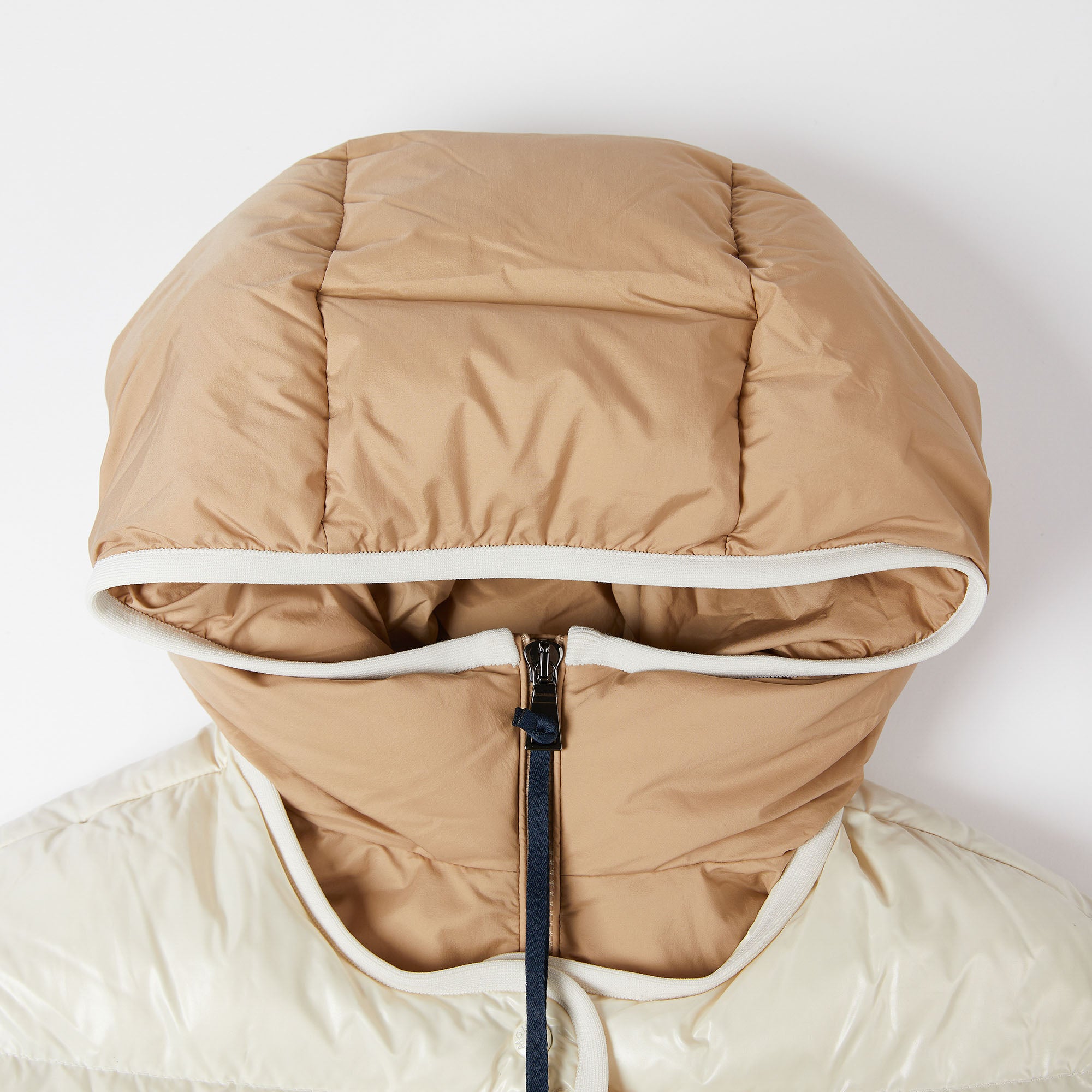 Girls Beige "ABRAMS" Padded Down Jacket