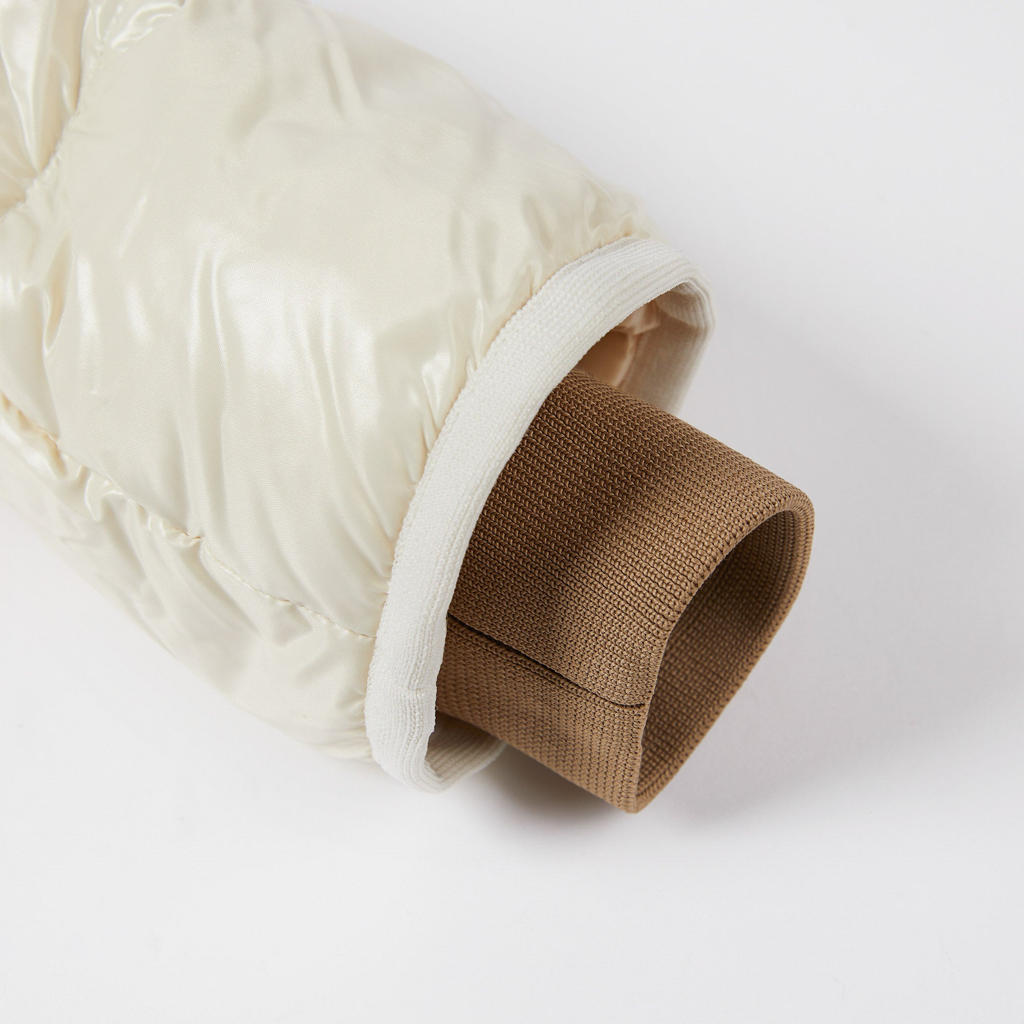Girls Beige "ABRAMS" Padded Down Jacket