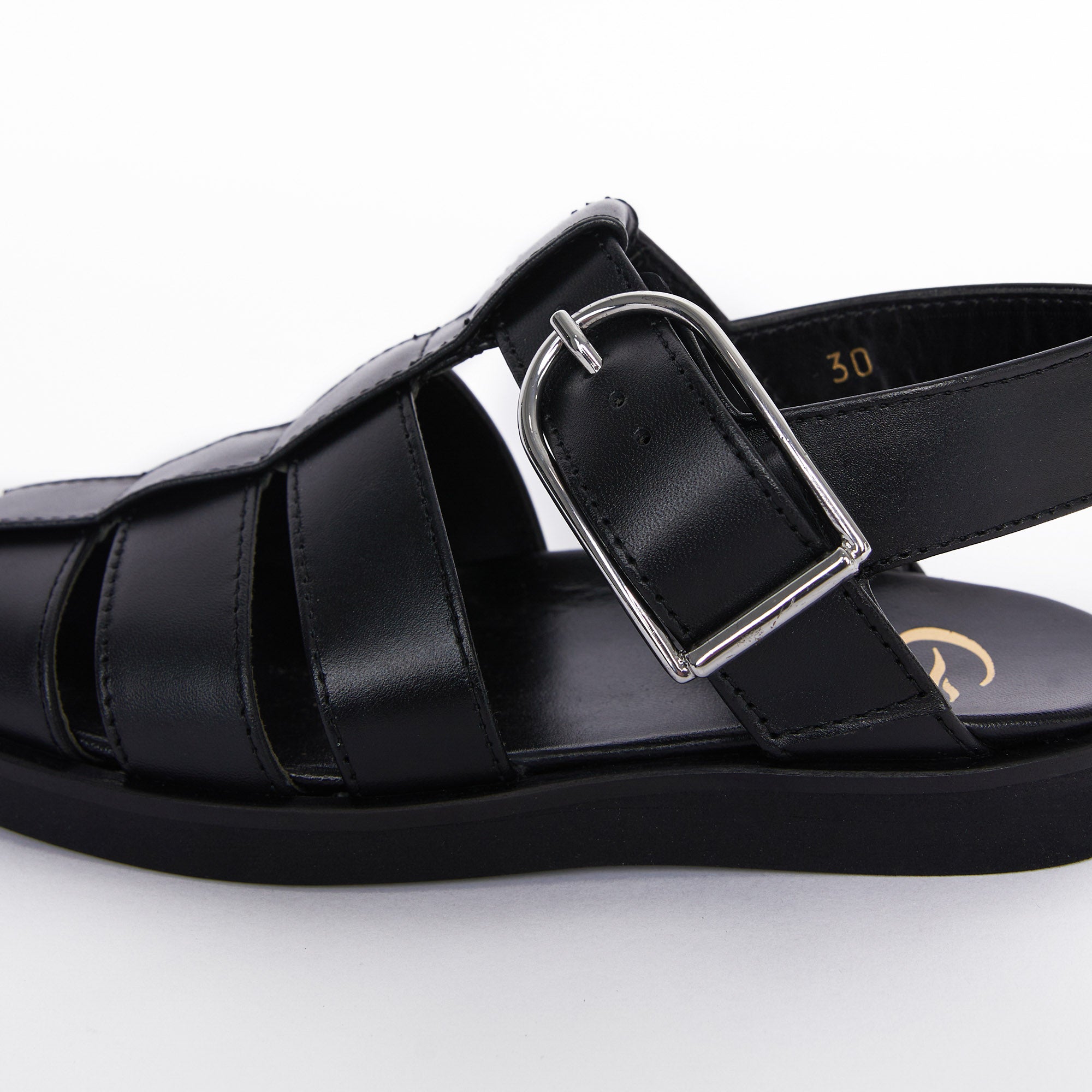 Girls Black Sandals