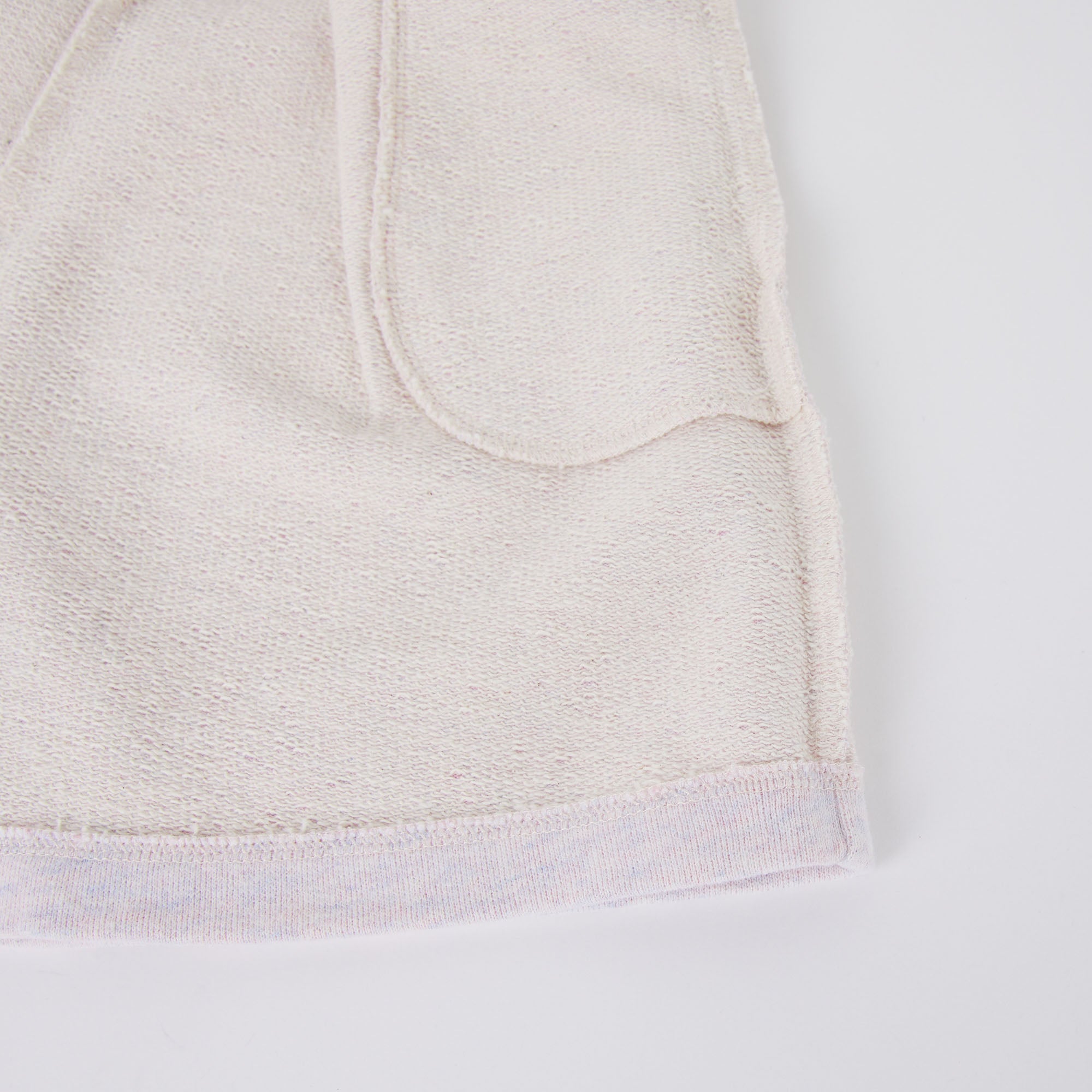 Girls Light Pink Cotton Shorts