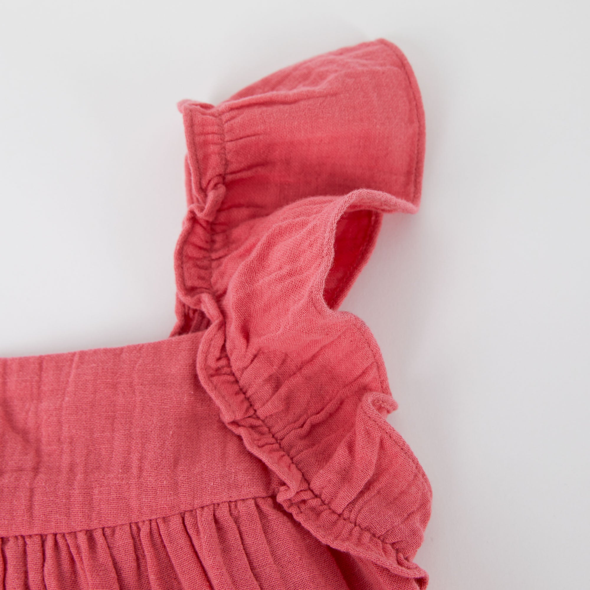 Girls Pink Cotton Dress