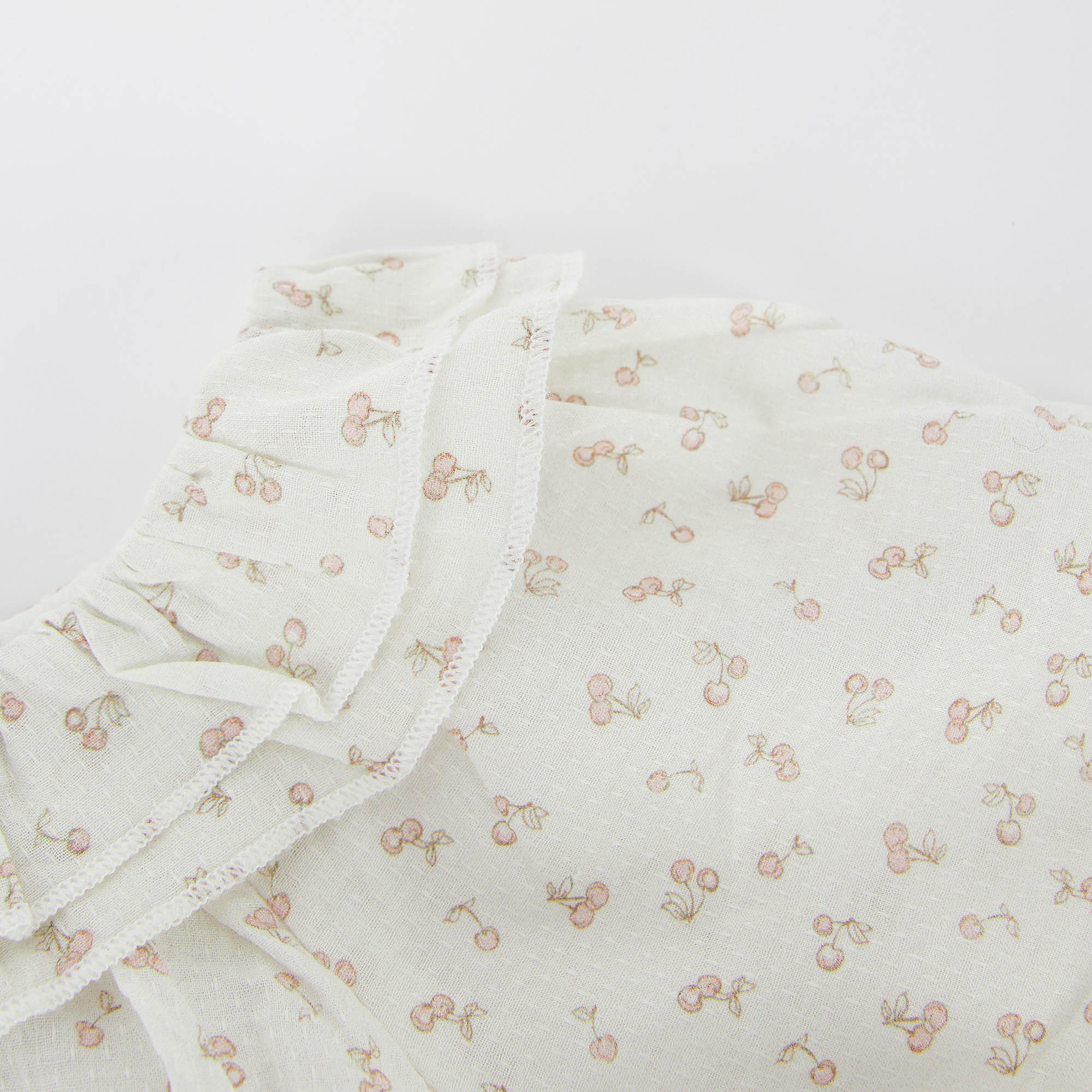 Girls White Logo Cotton Nightwear Dress