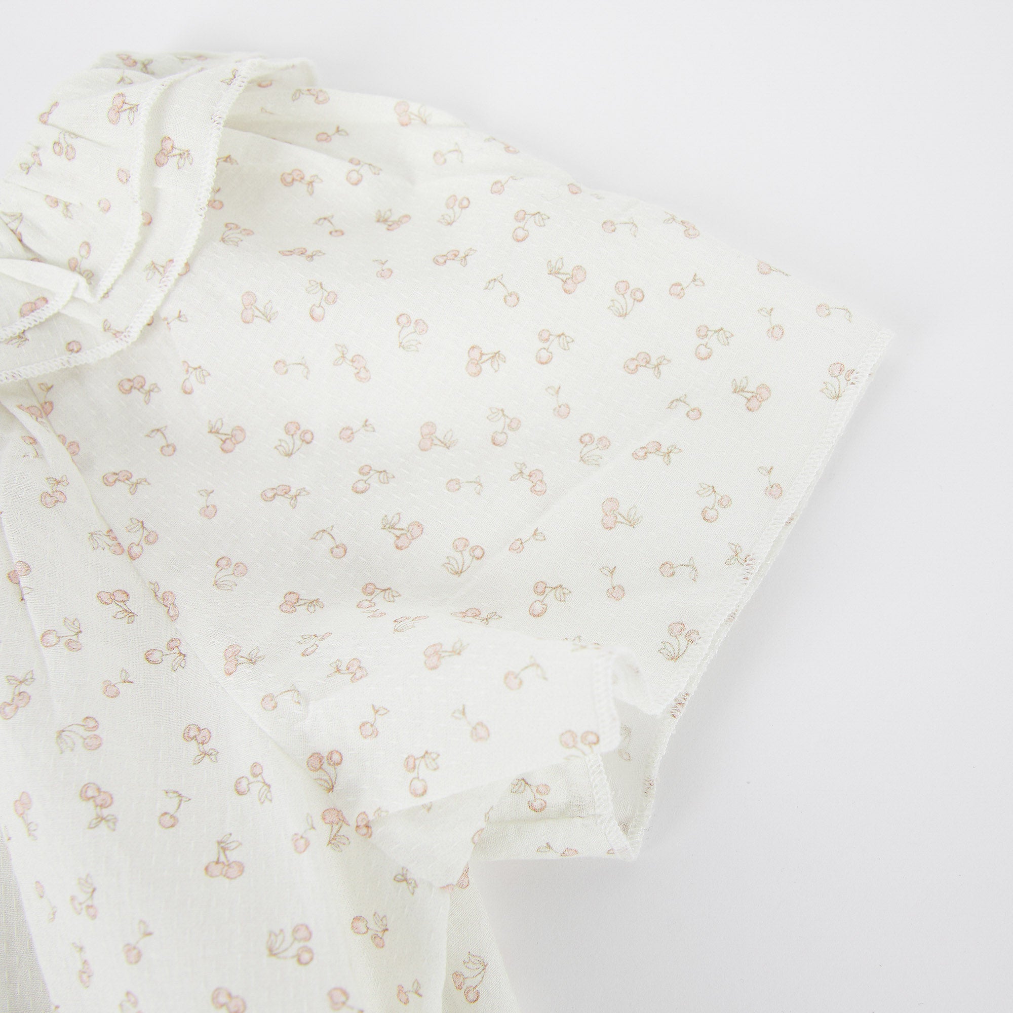 Girls White Logo Cotton Nightwear Dress