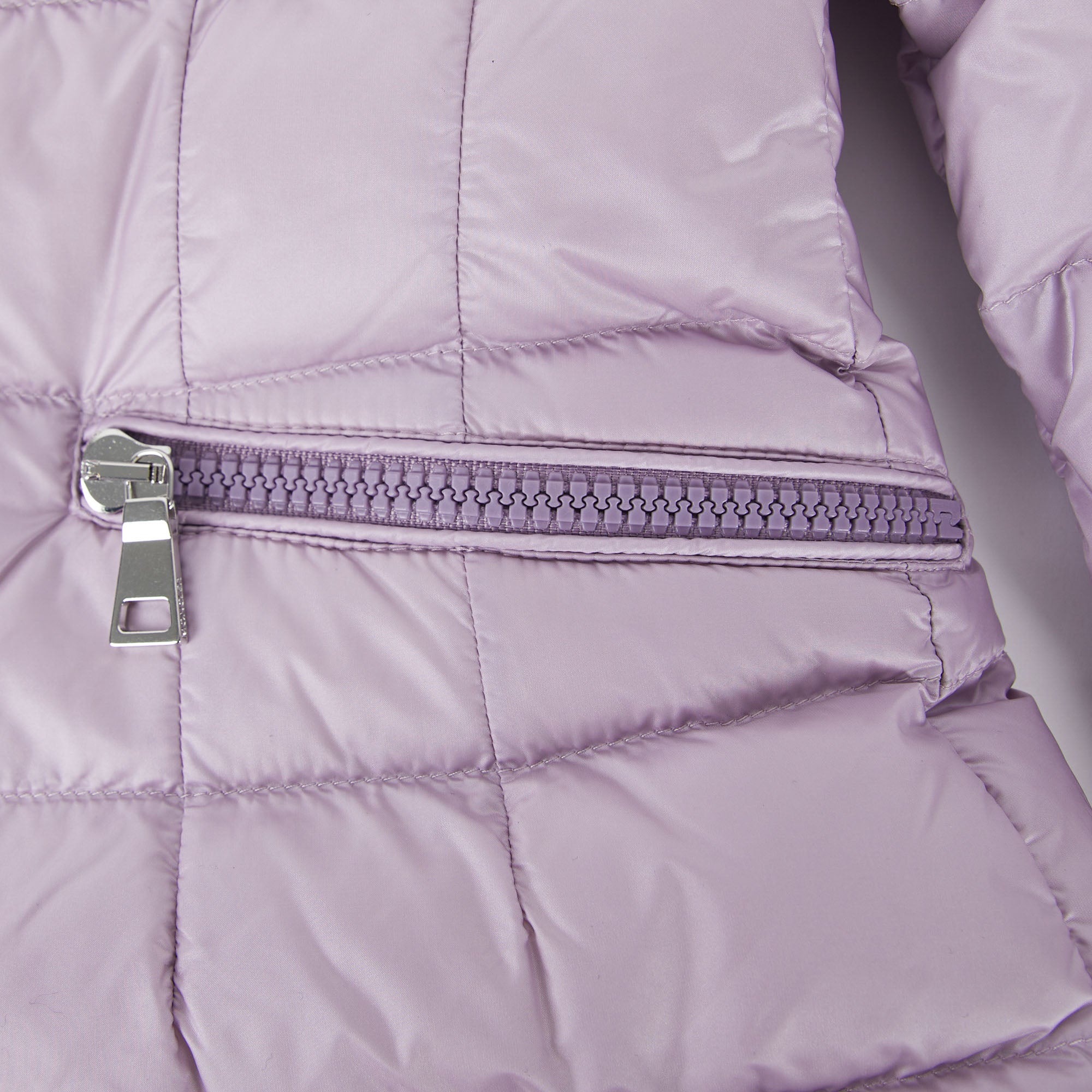 Girls Pale Purple "LISET" Padded Down Jacket