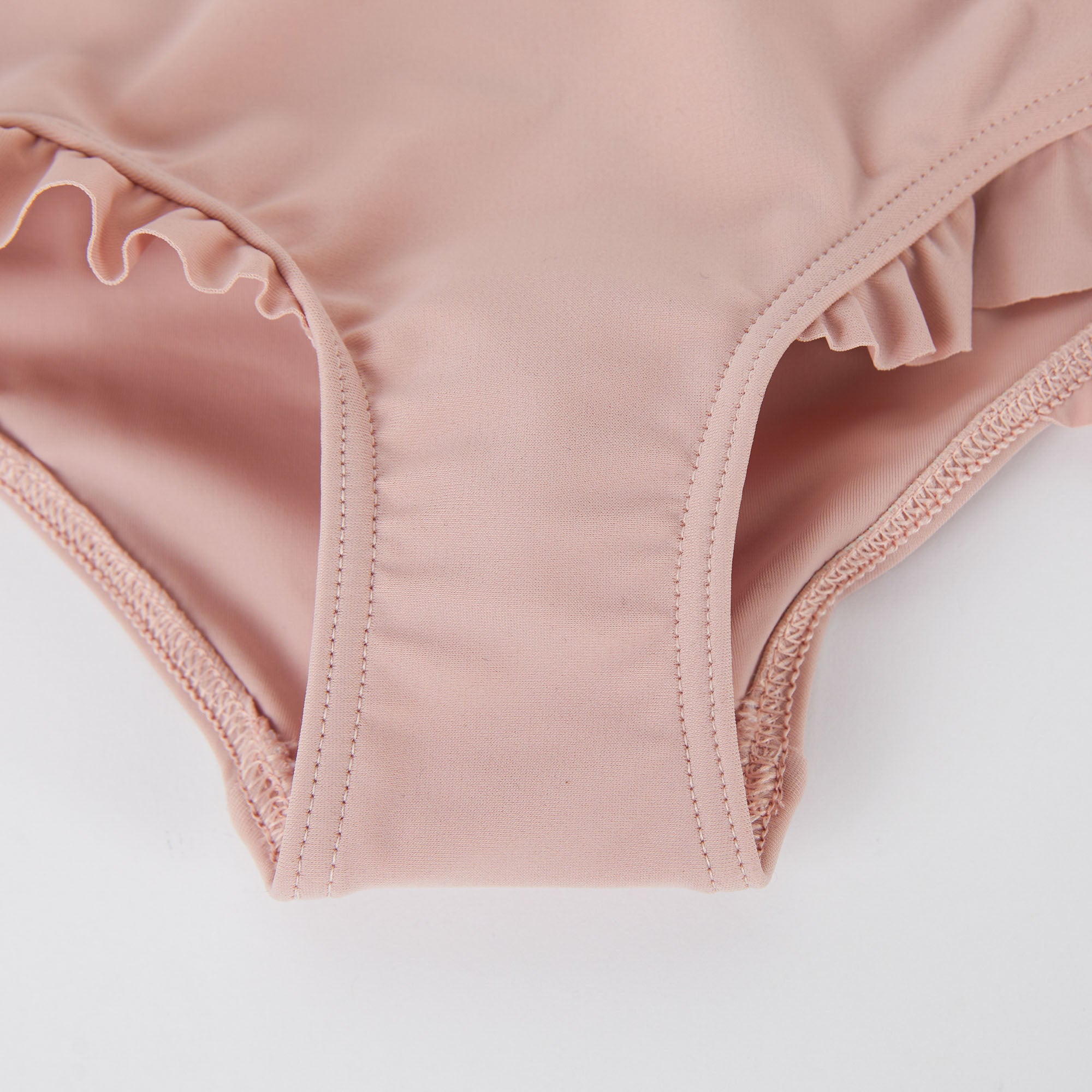 Girls Pink Logo Swimsuit Set