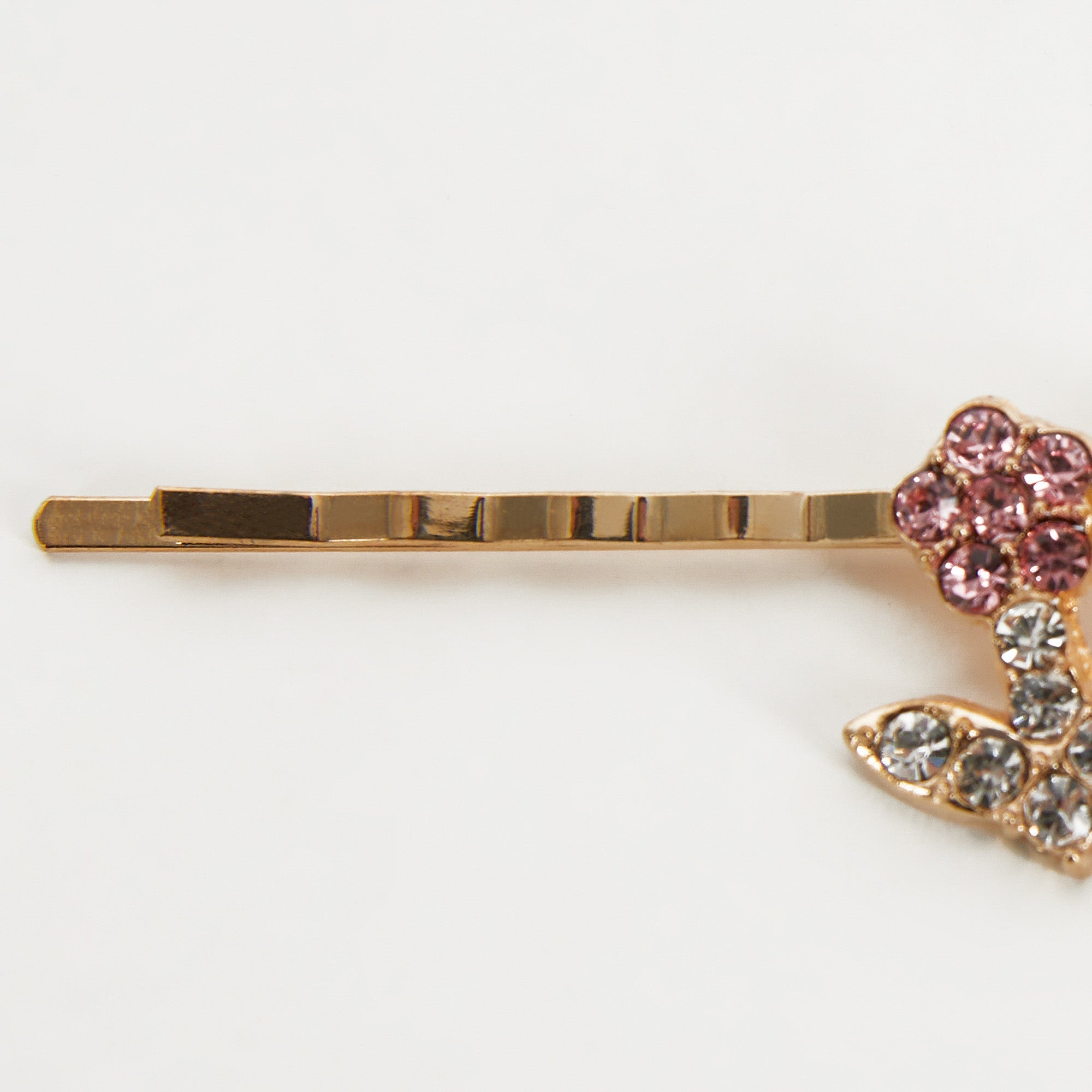 Girls Pink Cherry Hair Clips