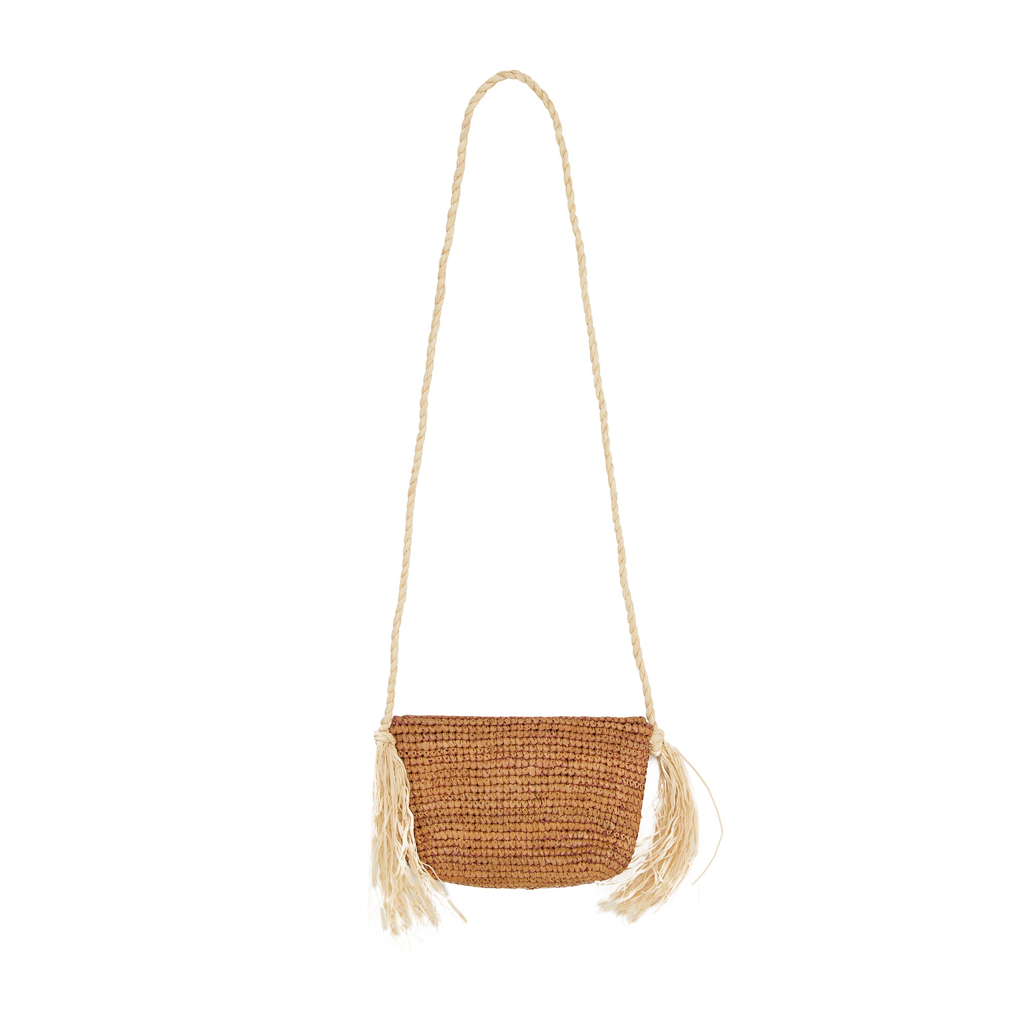 Girls Raphia Shoulder Bag
