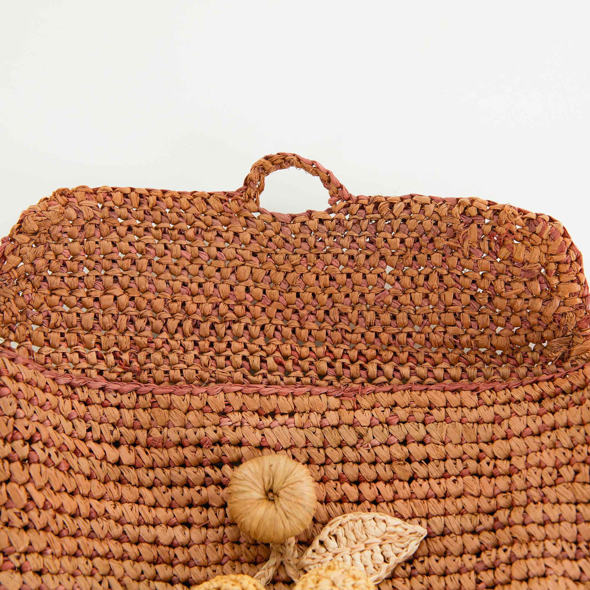 Girls Raphia Shoulder Bag
