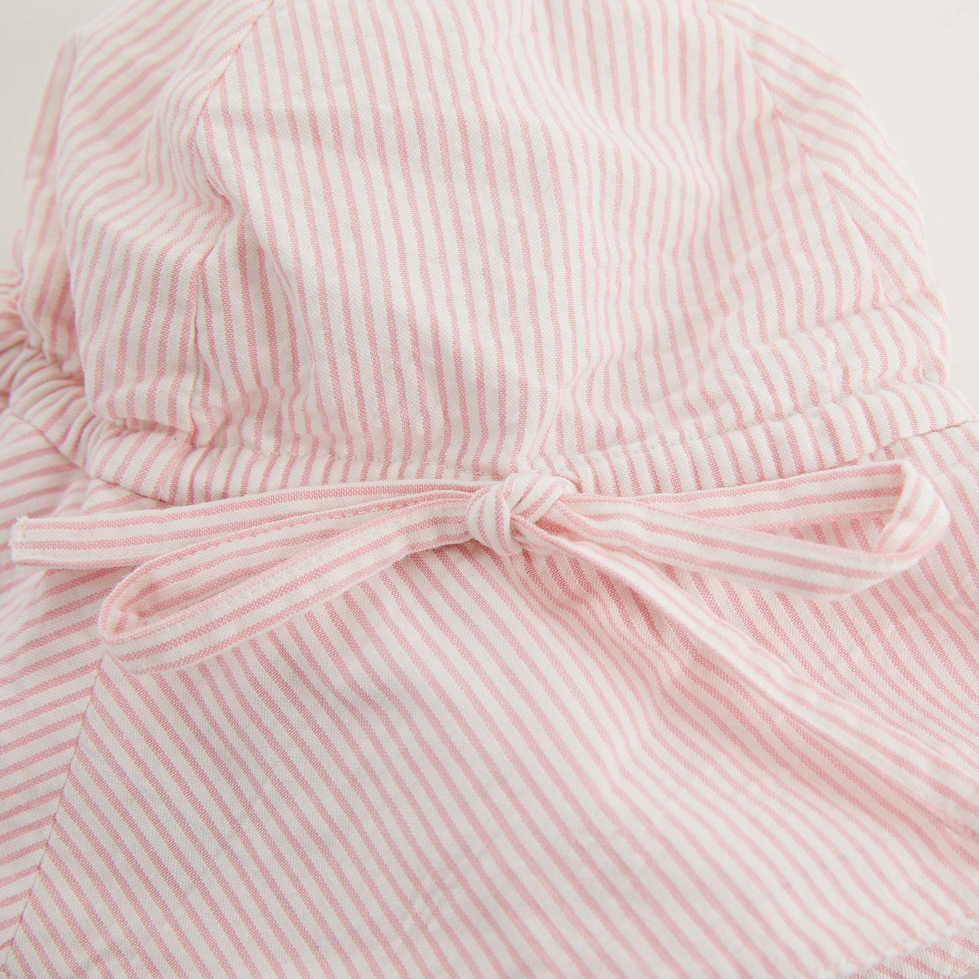 Baby Girls Light Pink Stripes Hat