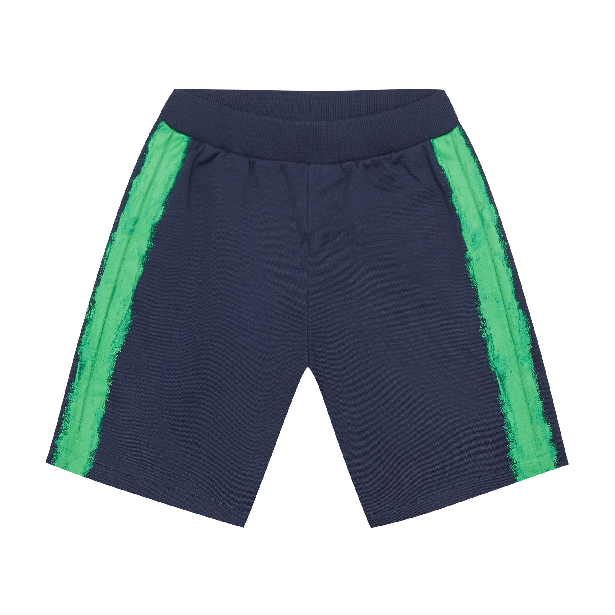 Boys Navy Cotton Shorts
