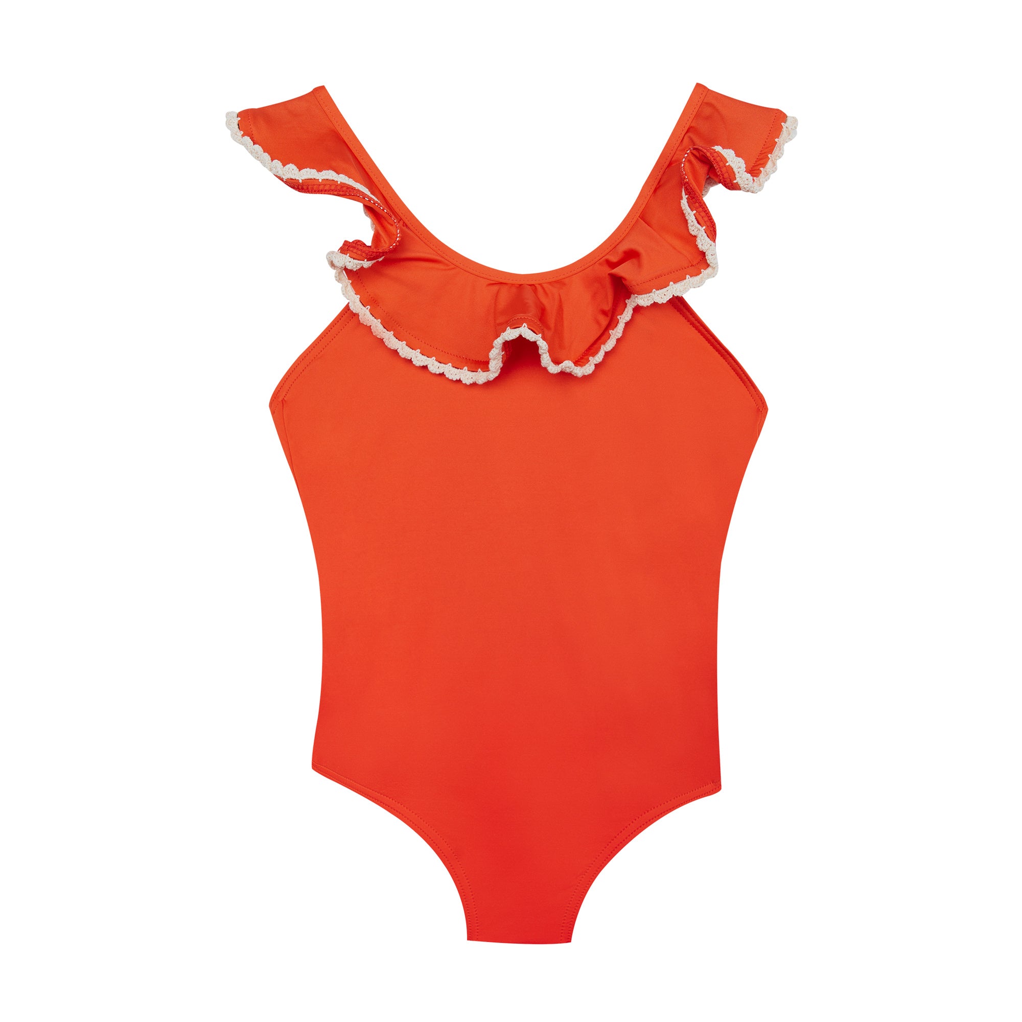 Girls Red Swimsuit