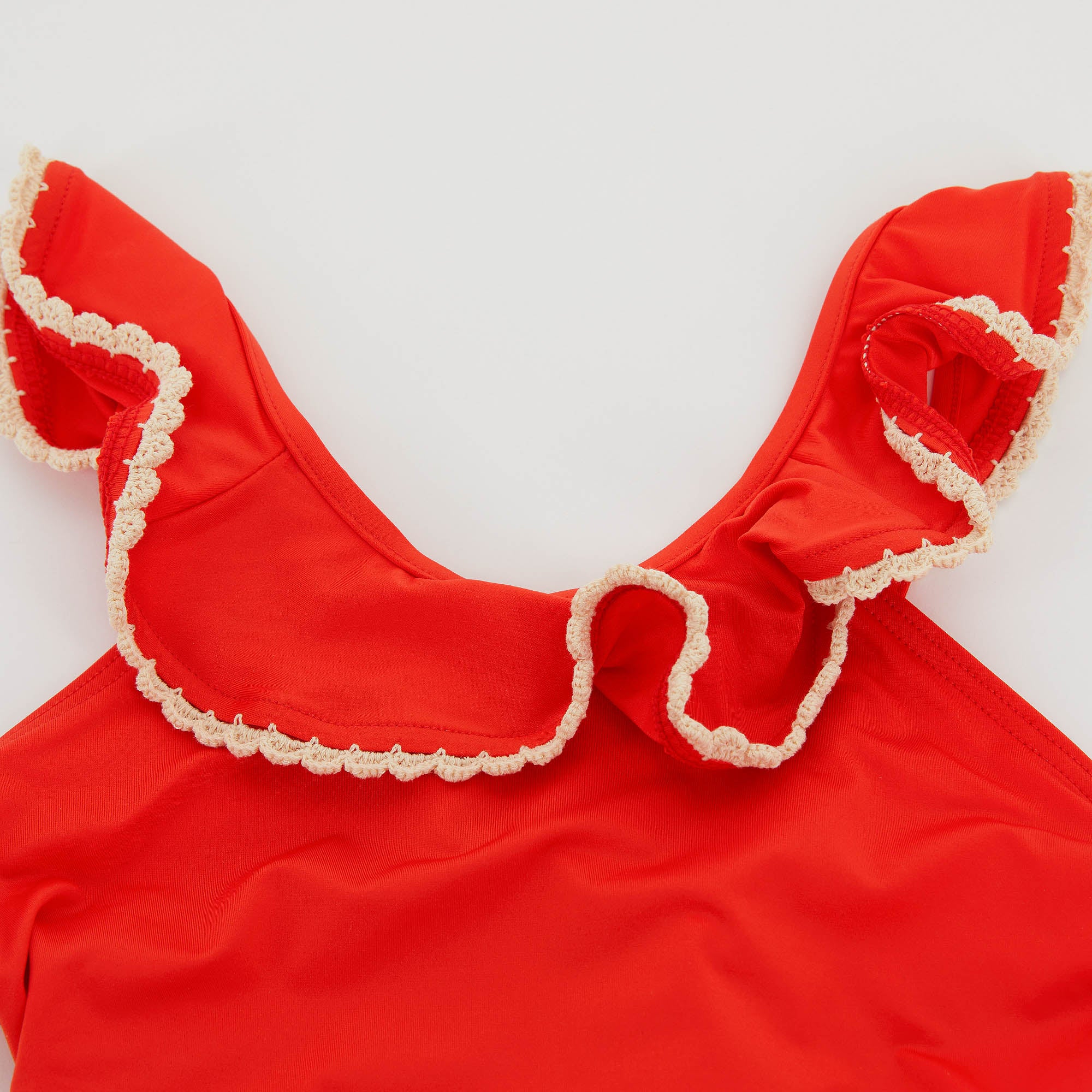 Girls Red Swimsuit