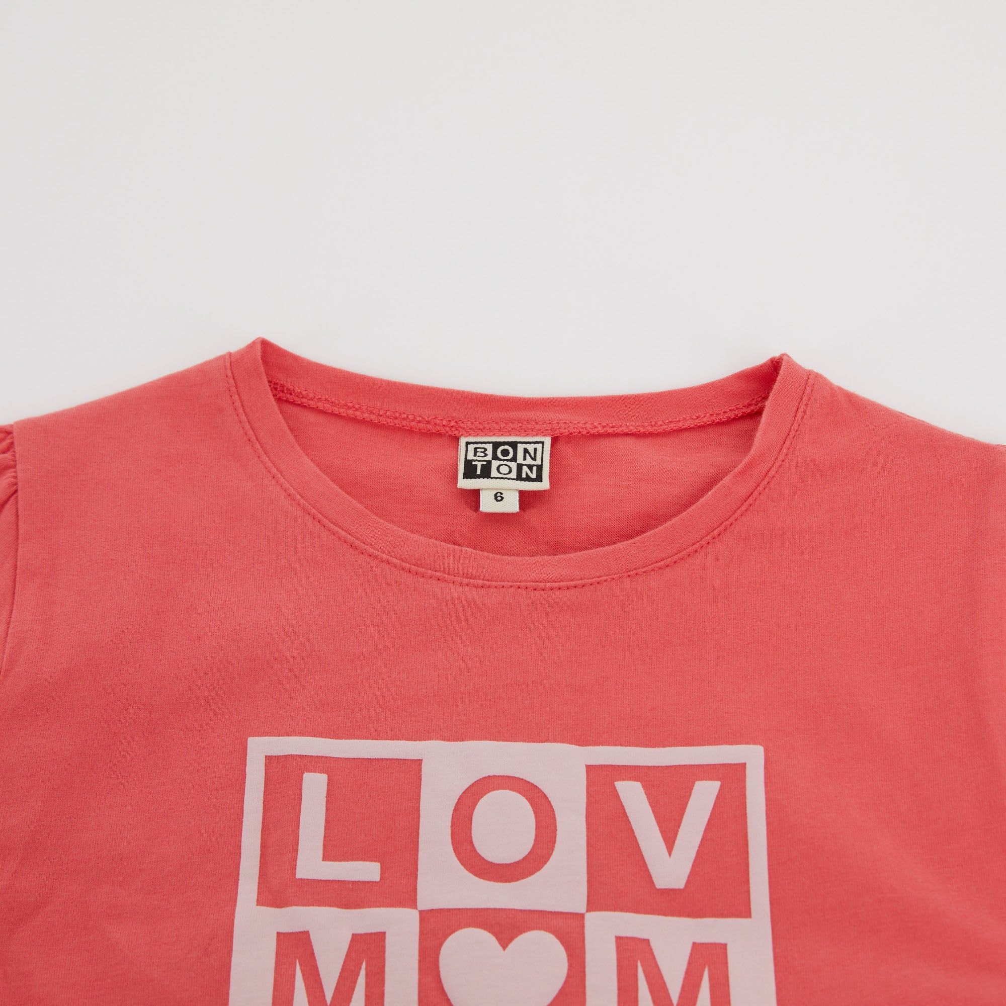 Girls Pink Logo Cotton T-Shirt