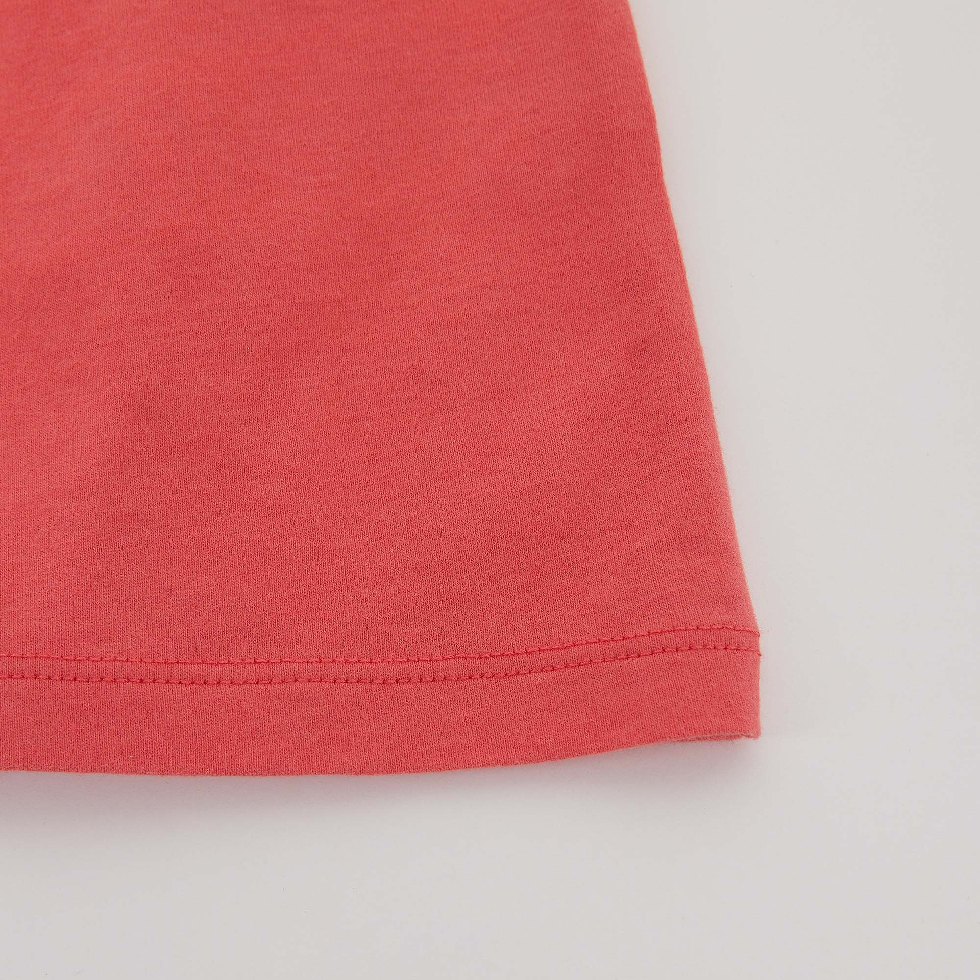 Girls Pink Logo Cotton T-Shirt