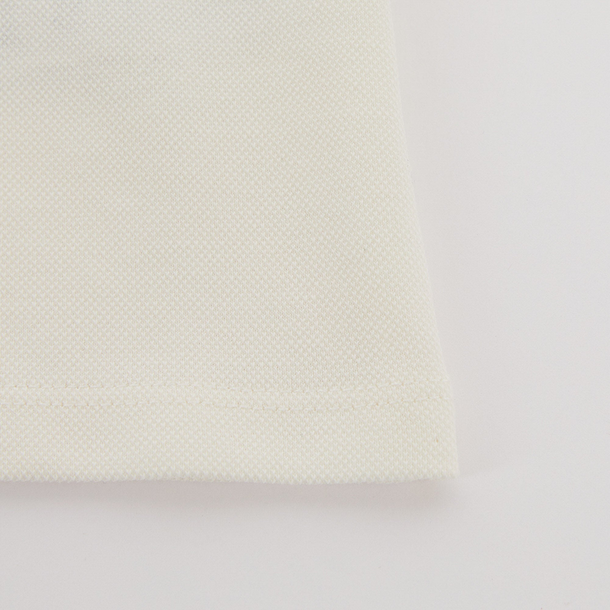 Girls White Logo Cotton Polo Shirt