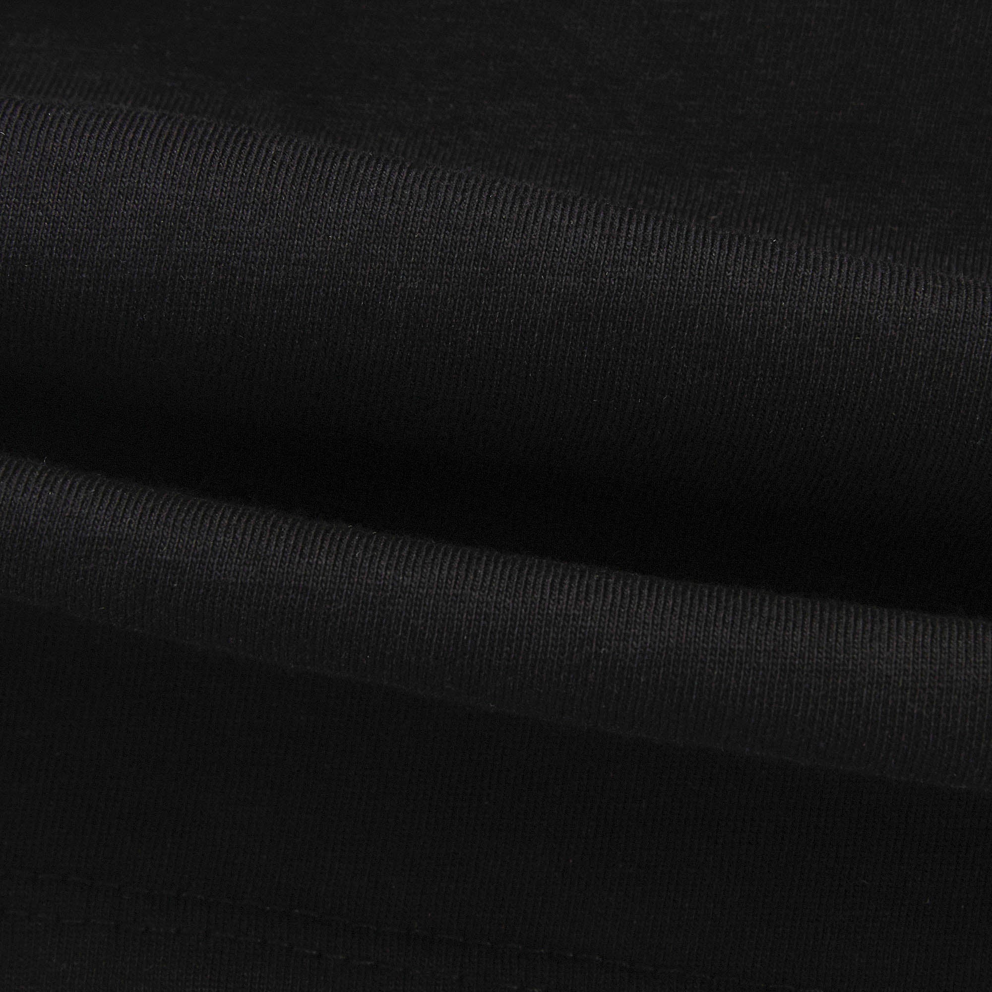 Girls Black Printed Cotton T-Shirt