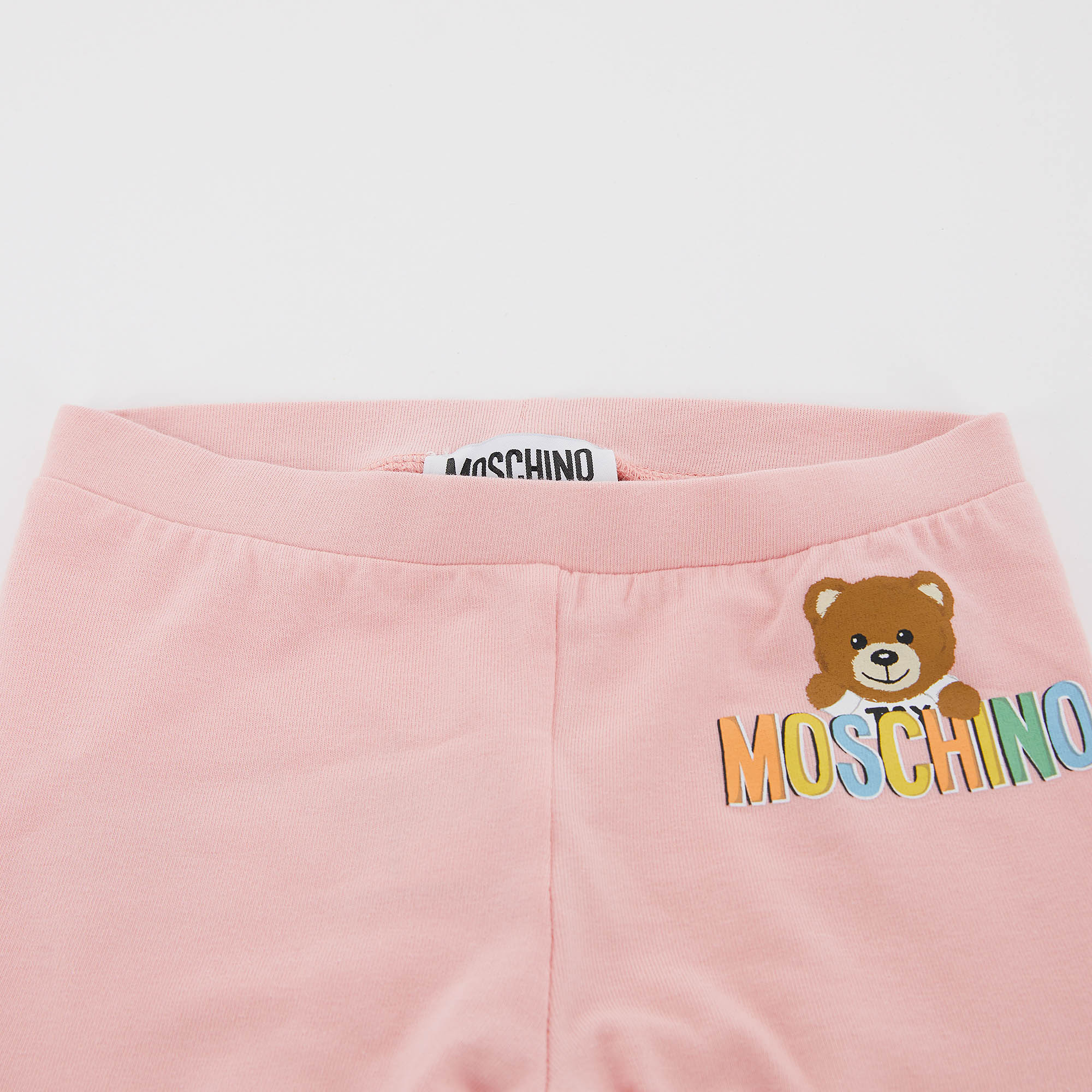 Baby Girls Pink Cotton Leggings