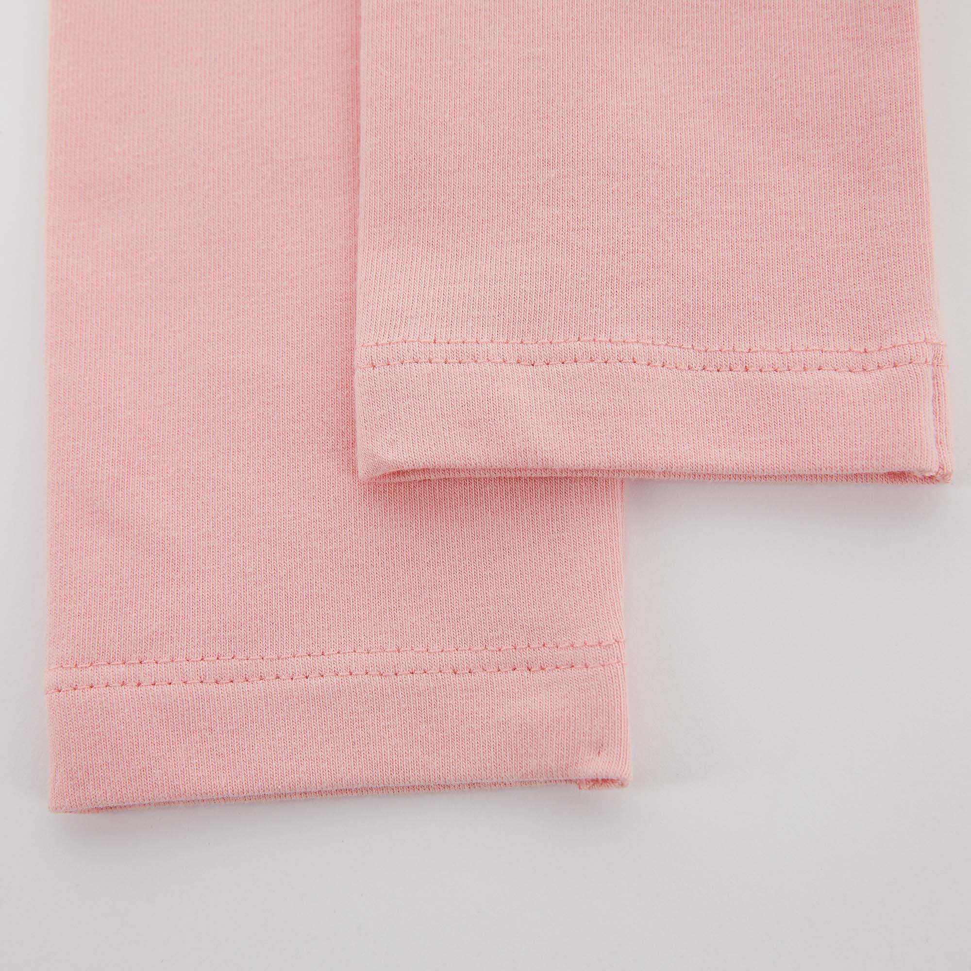 Baby Girls Pink Cotton Leggings