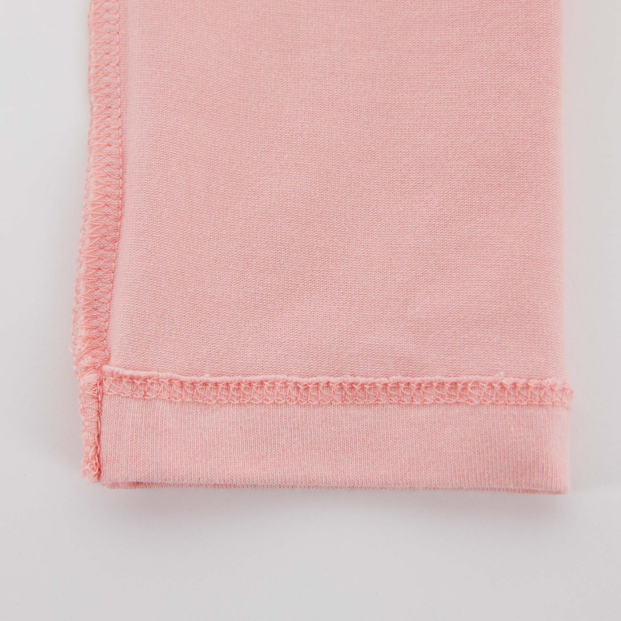 Baby Girls Pink Cotton Leggings