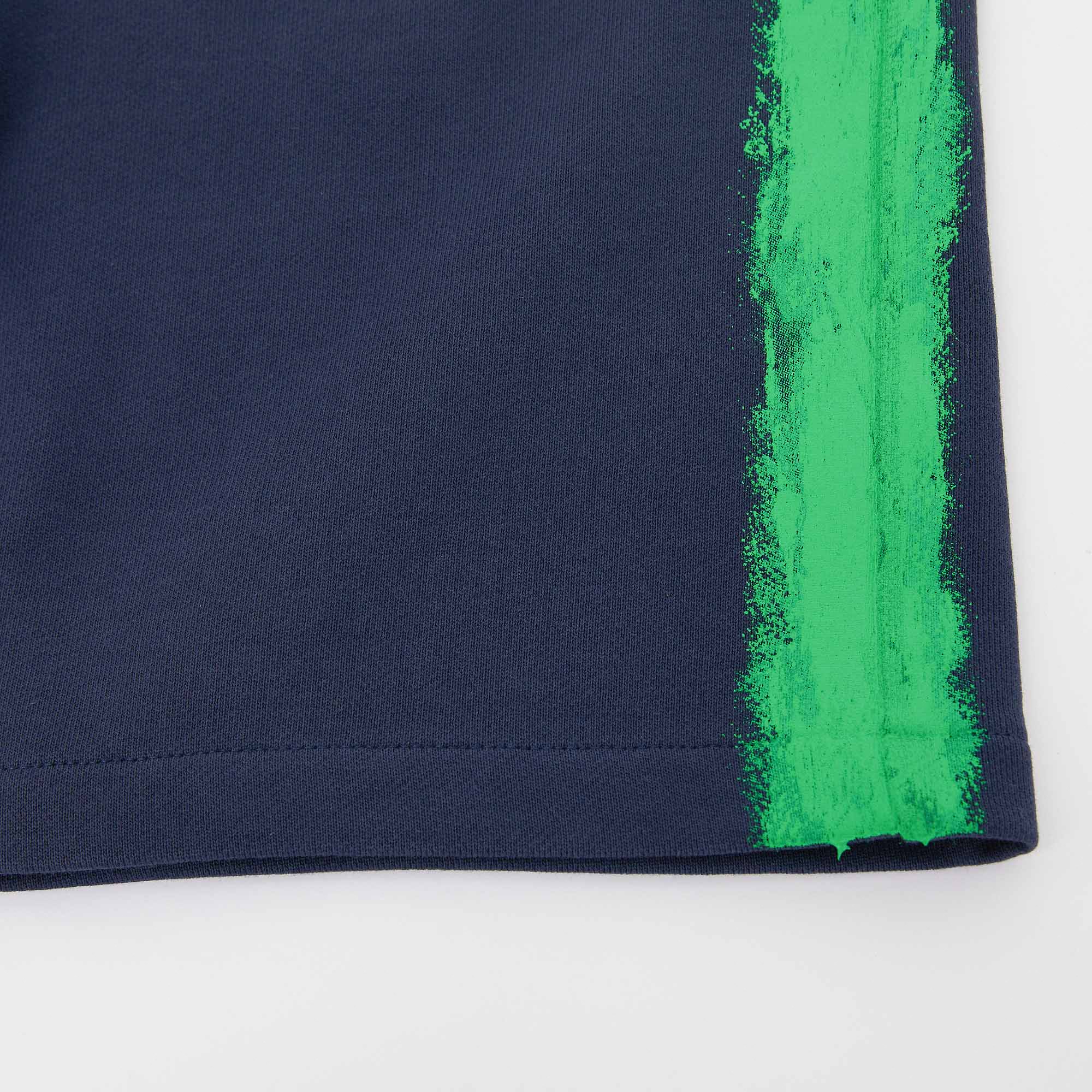 Boys Navy Cotton Shorts