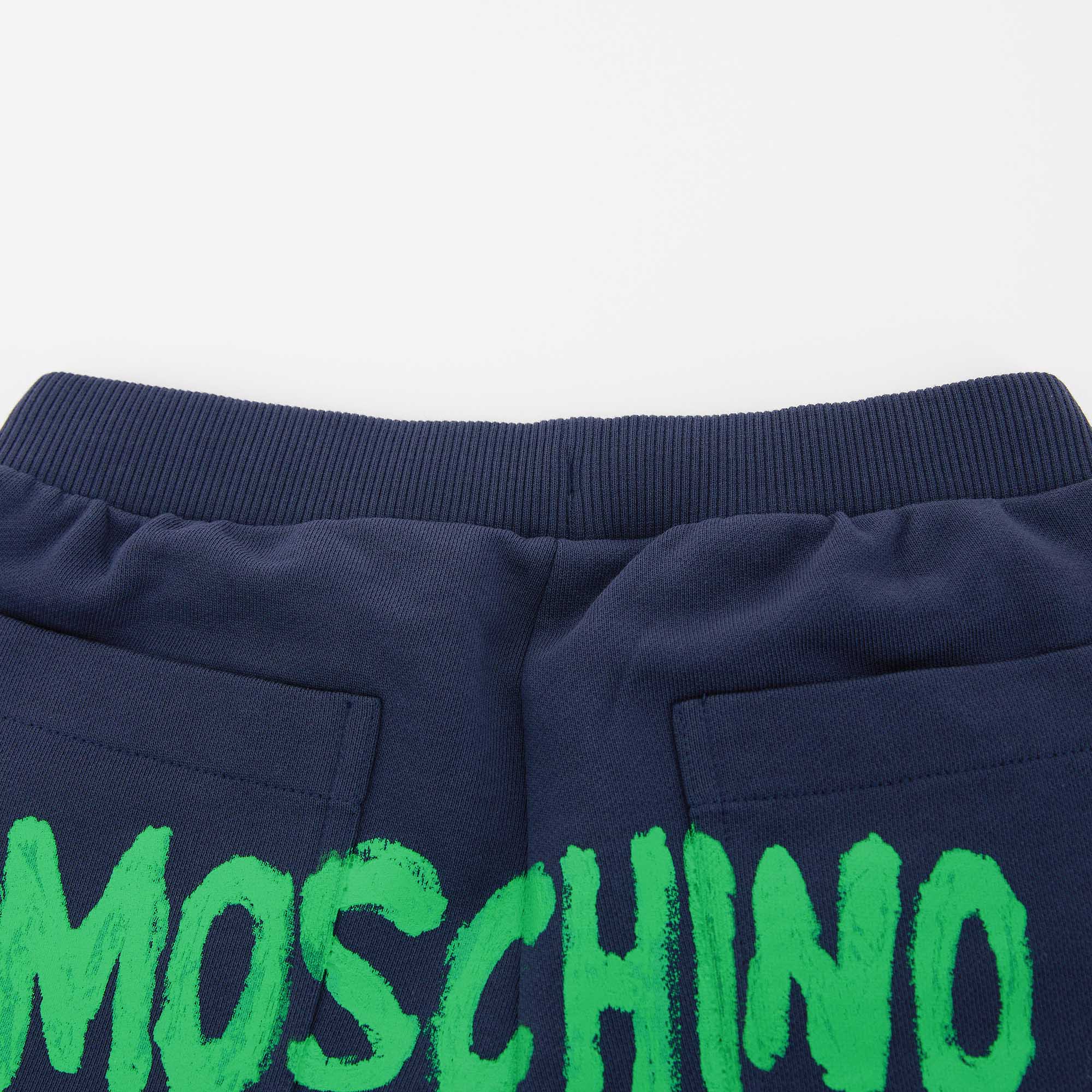 Boys Navy Cotton Shorts