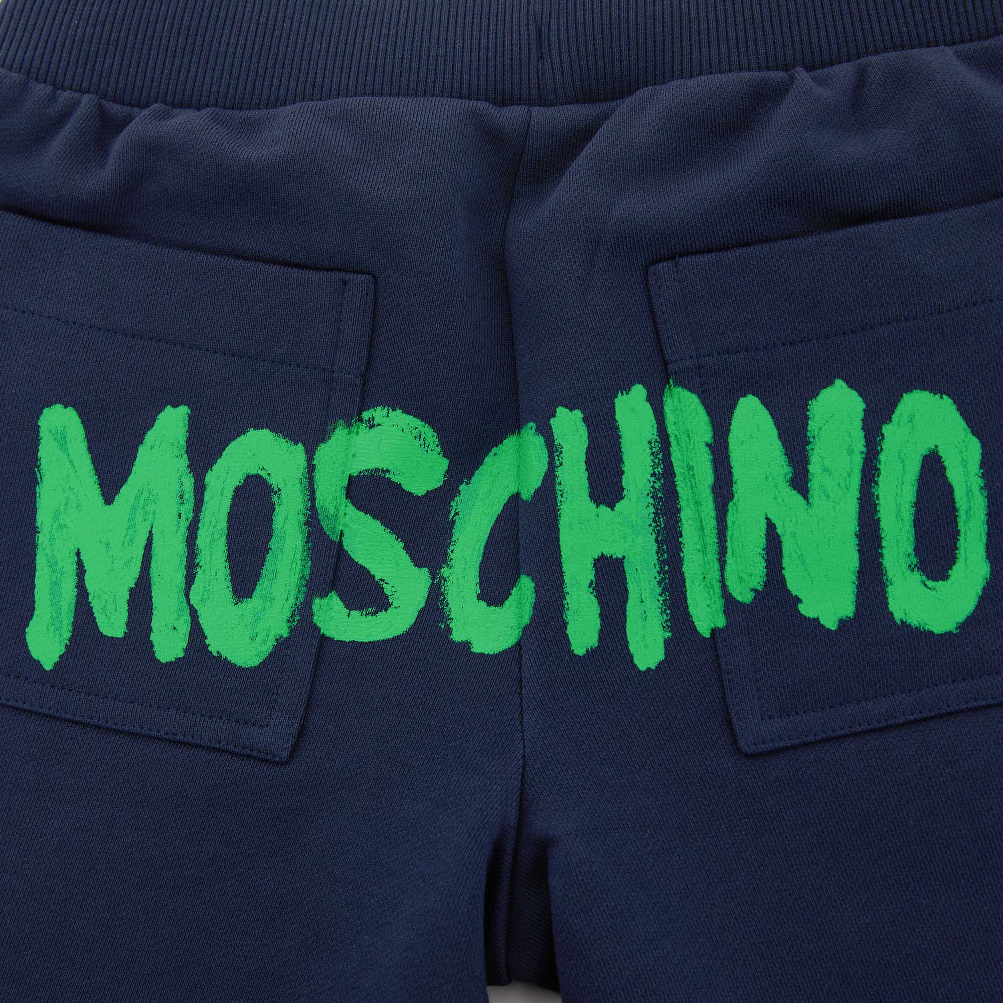 Boys Navy Cotton Shorts