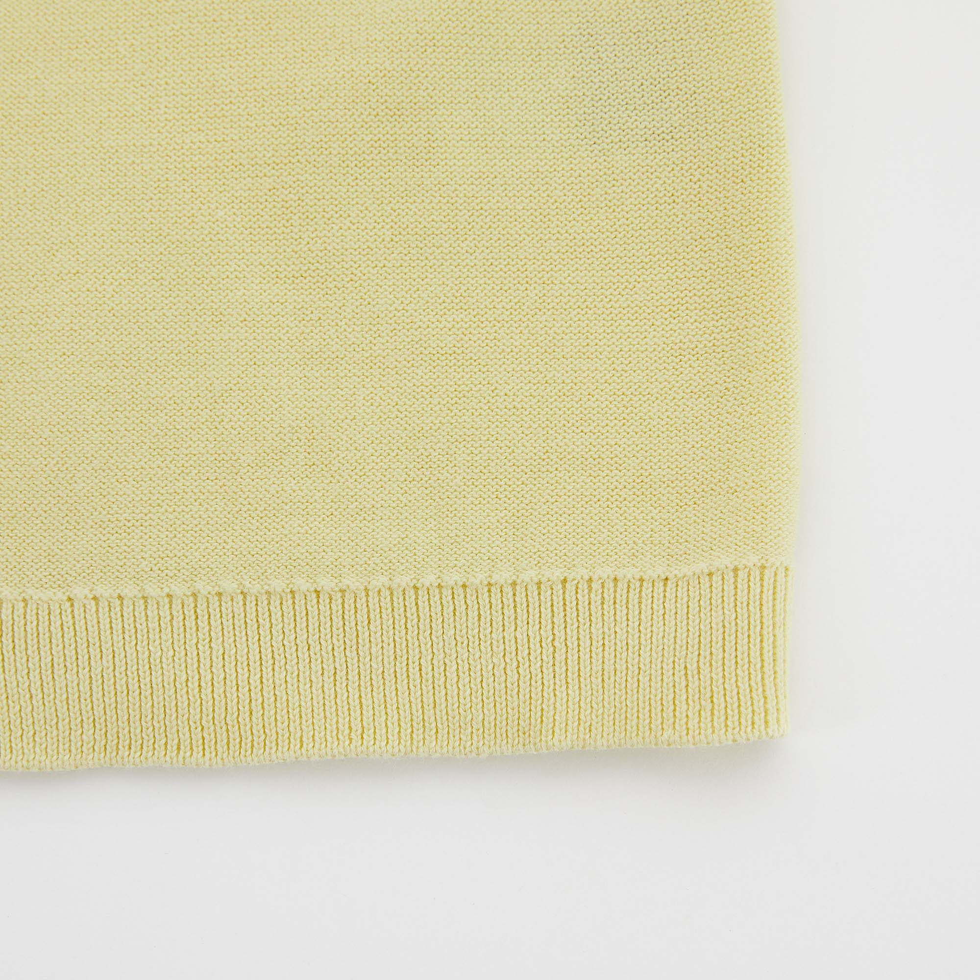 Girls Yellow Cotton Cardigan