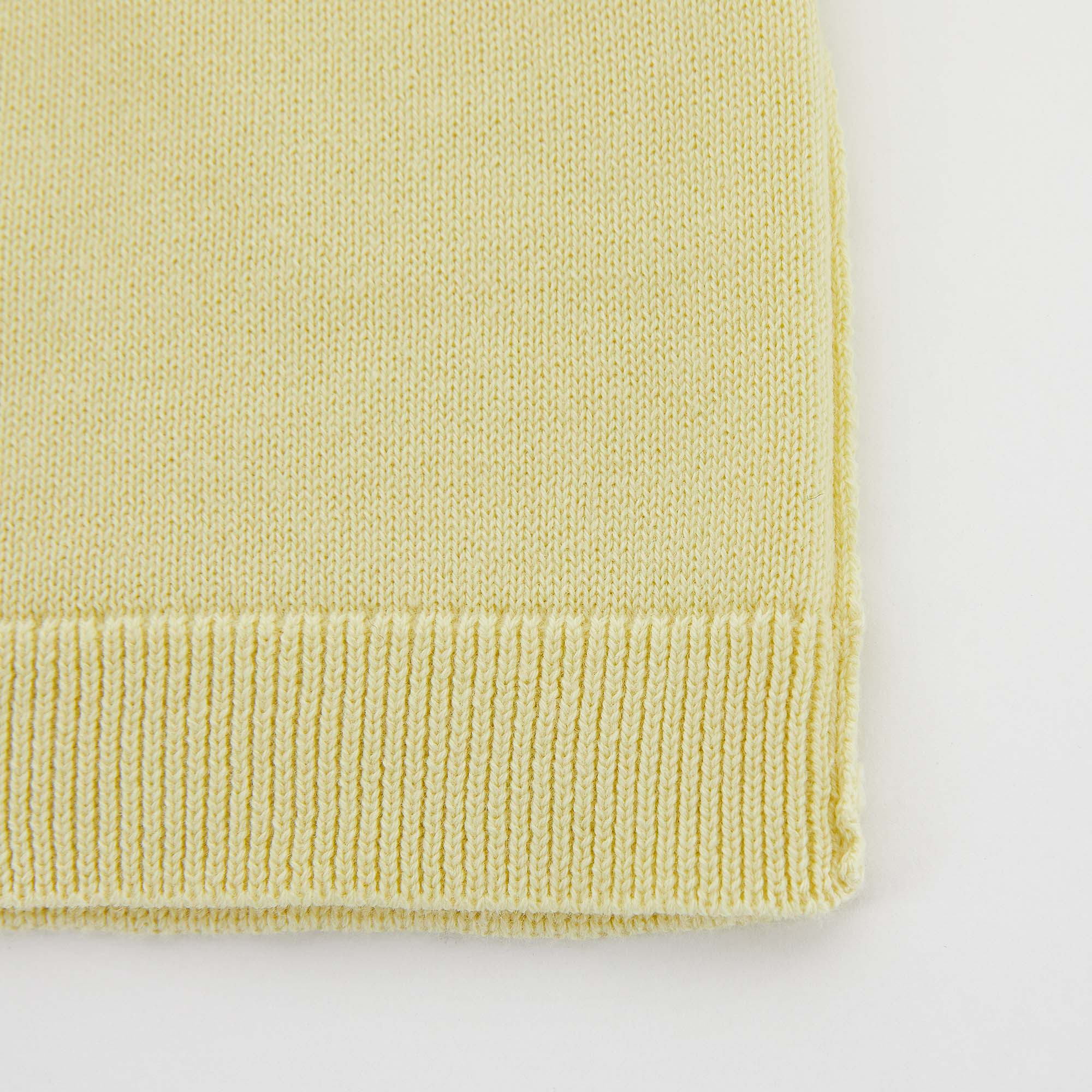 Girls Yellow Cotton Cardigan