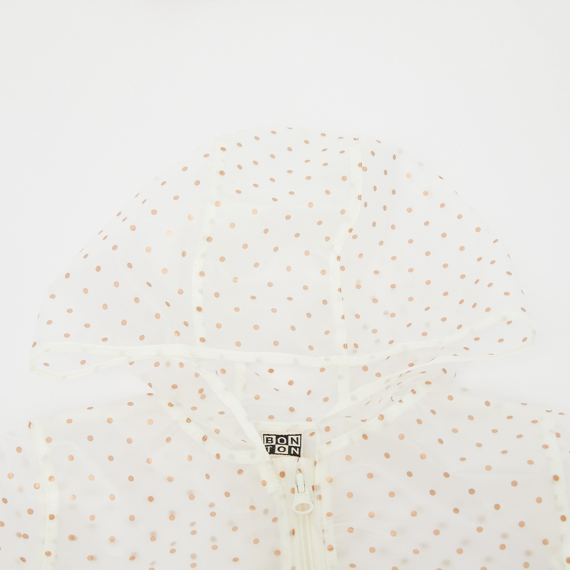 Girls White Dots Raincoat