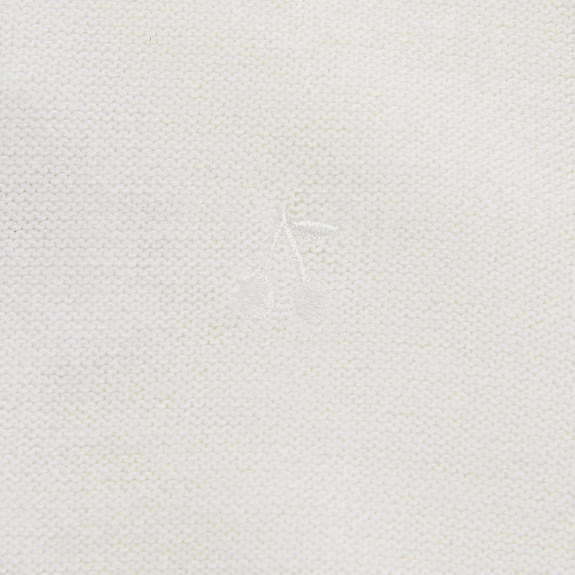 Girls White Cotton Cardigan