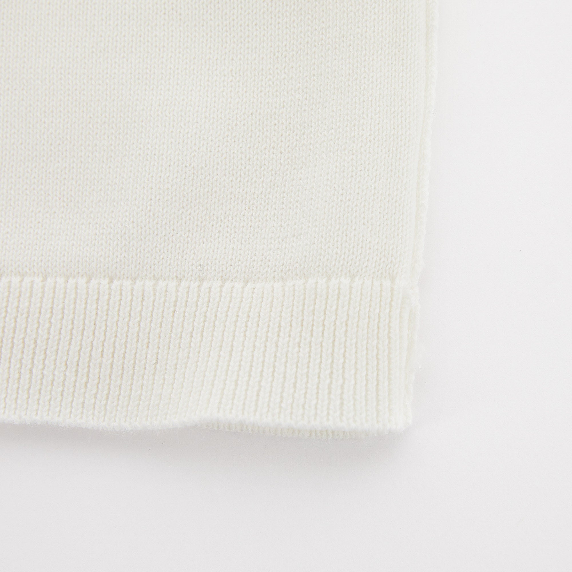 Girls White Cotton Cardigan