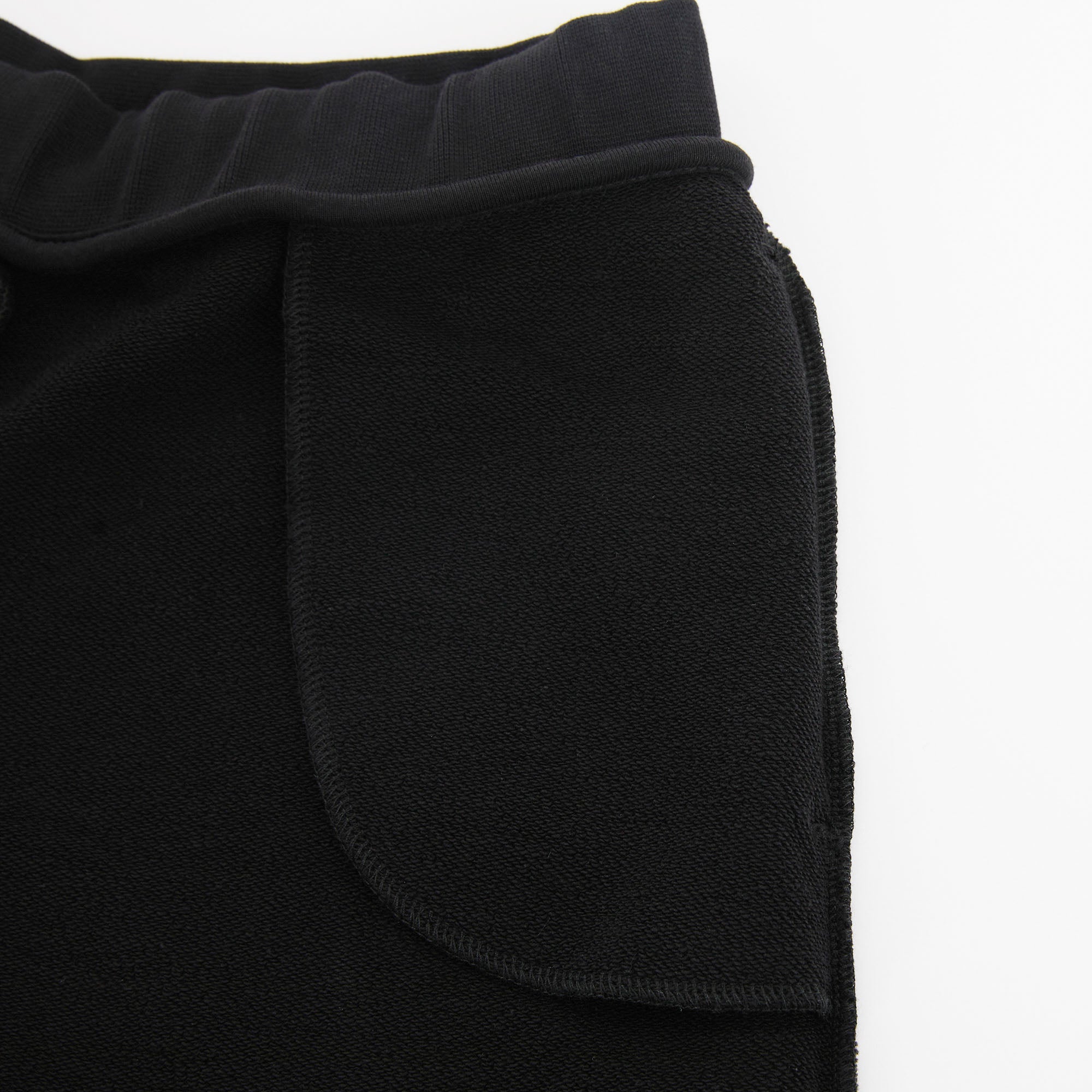 Girls Black Logo Cotton Trousers