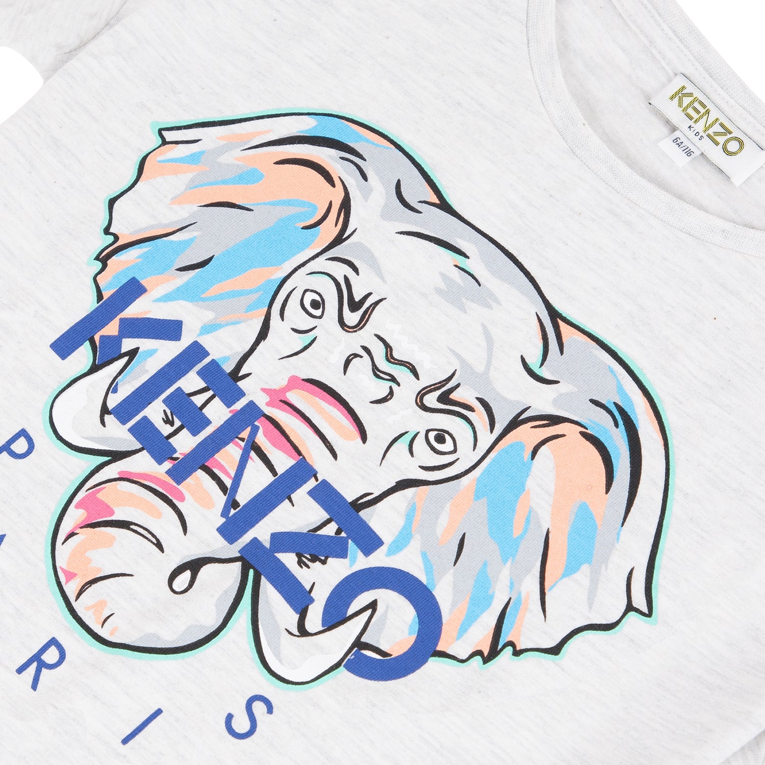Girls Grey Logo T-shirt