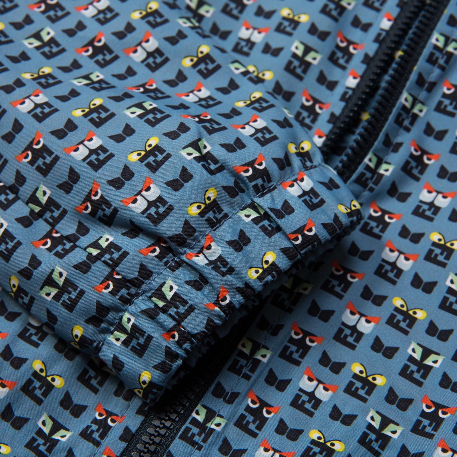 Baby Boys Blue 'FF Monster' Printed Jacket - CÉMAROSE | Children's Fashion Store - 3