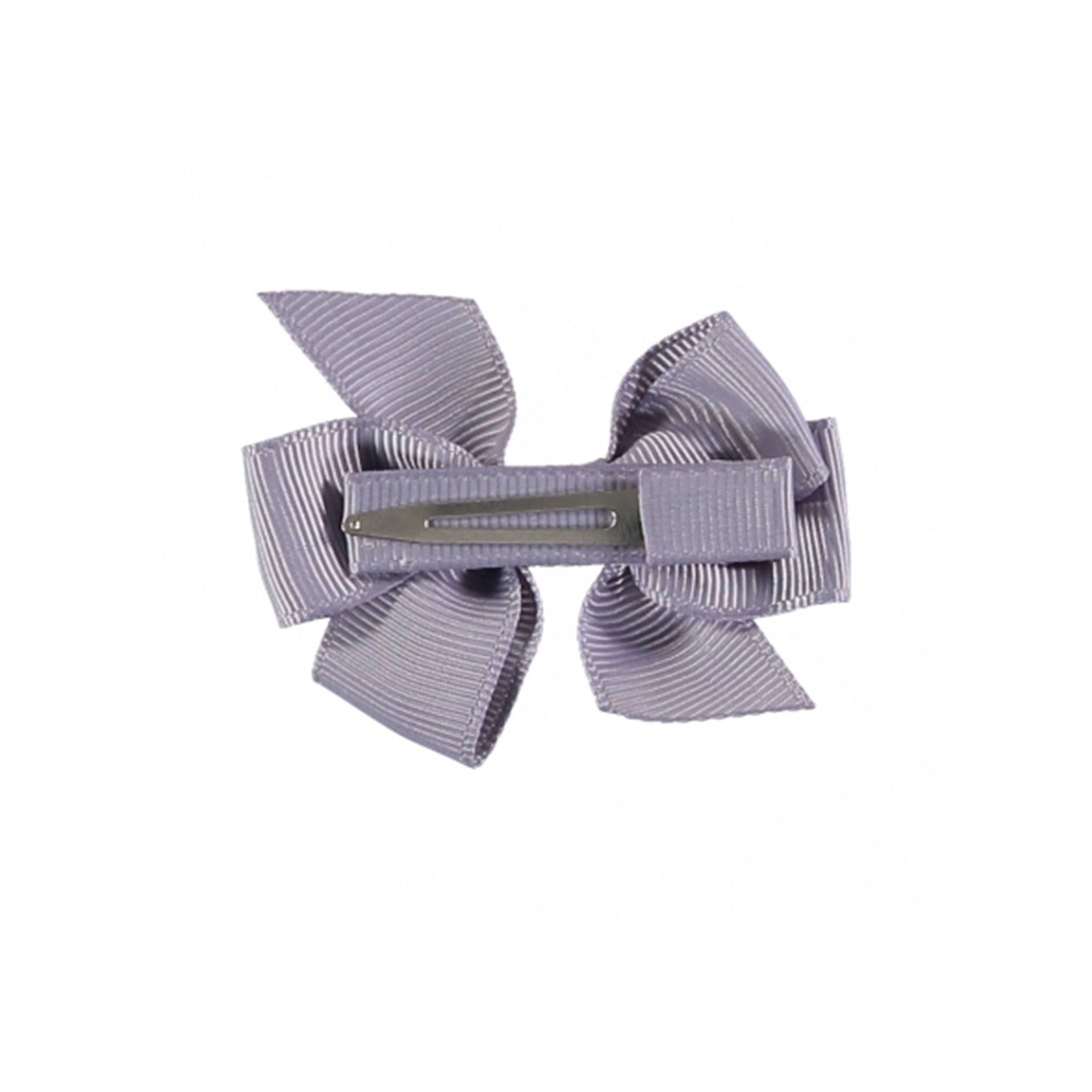 Girls Dusty Lavender Grosgrain Hair Clip