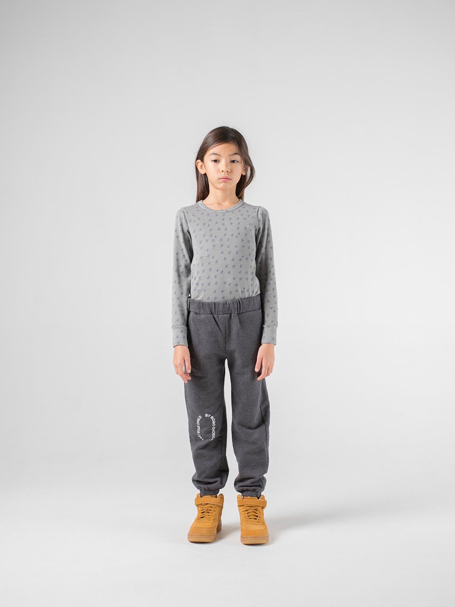 Girls Grey 1927 Starchild Patch Trousers