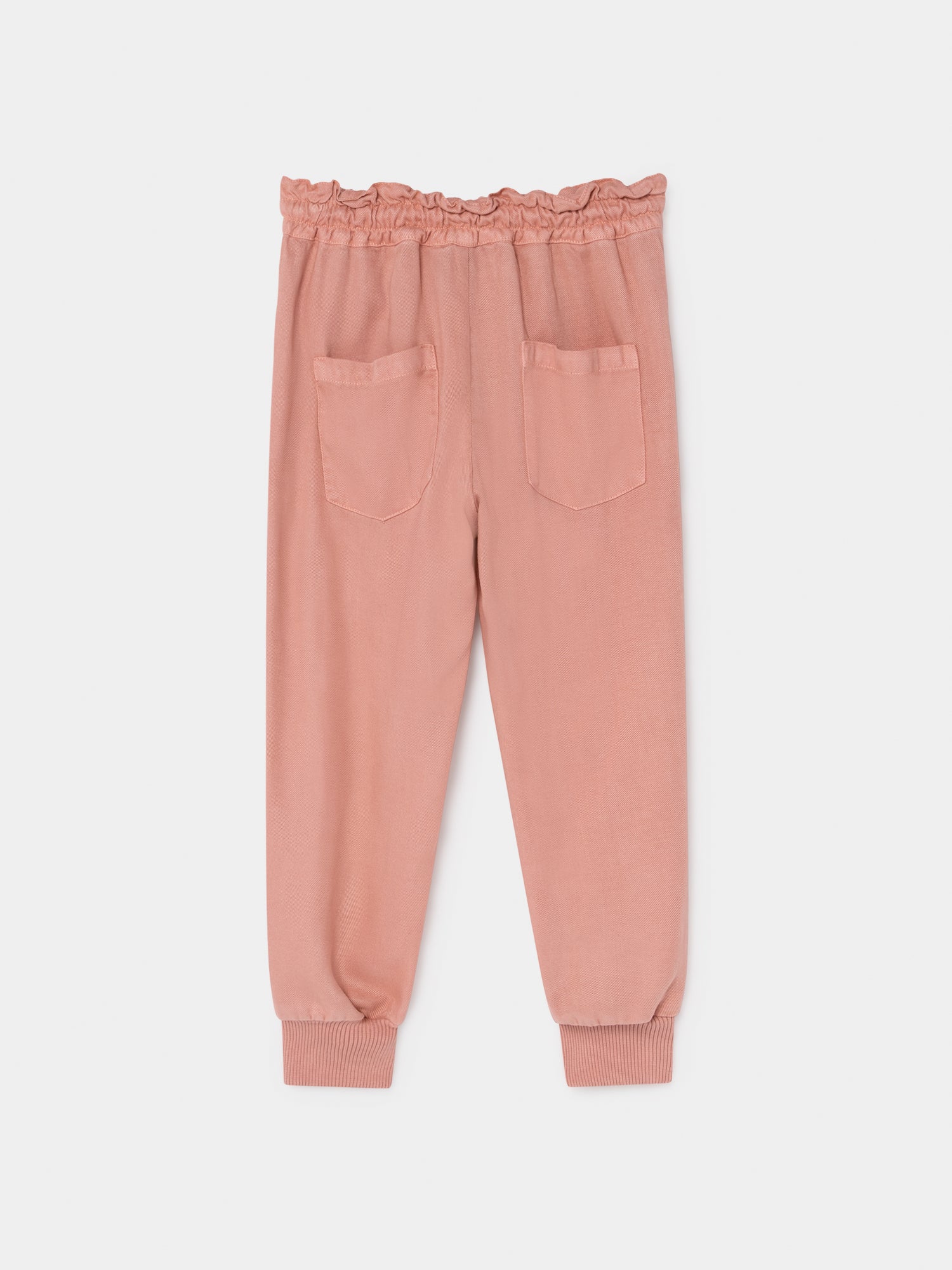 Girls Pink Baggy Trousers