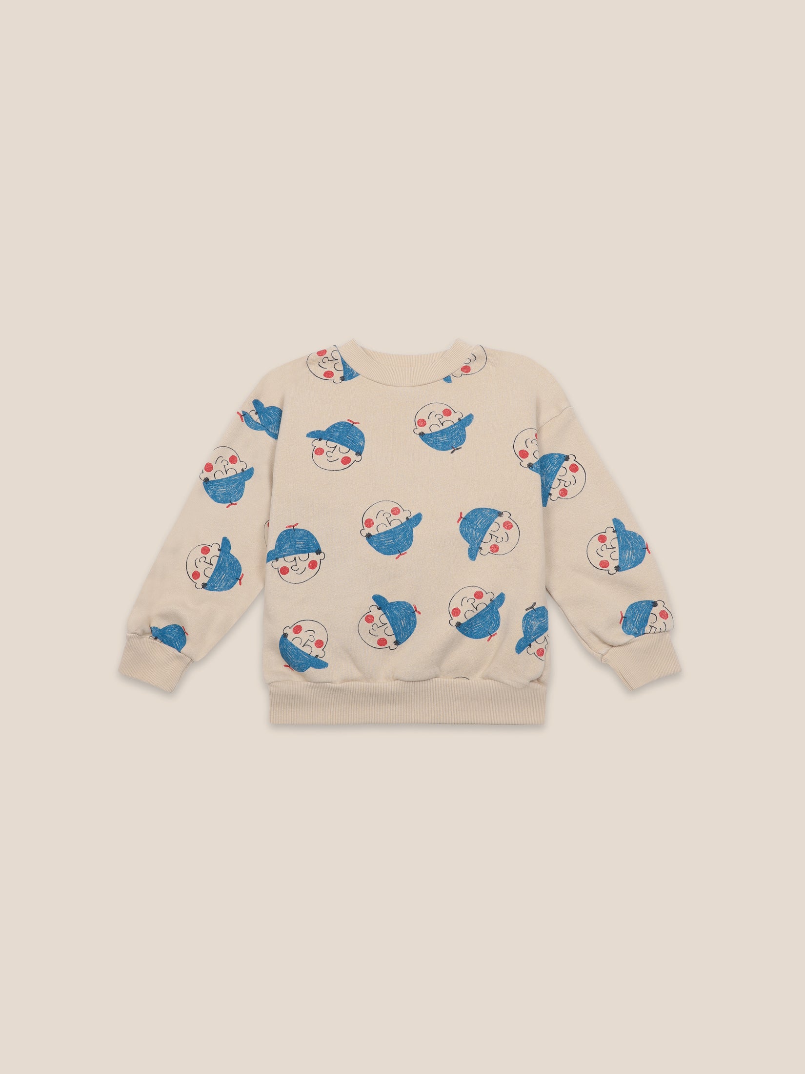 Boys Brown Rice Boy Organic Cotton Sweatshirt