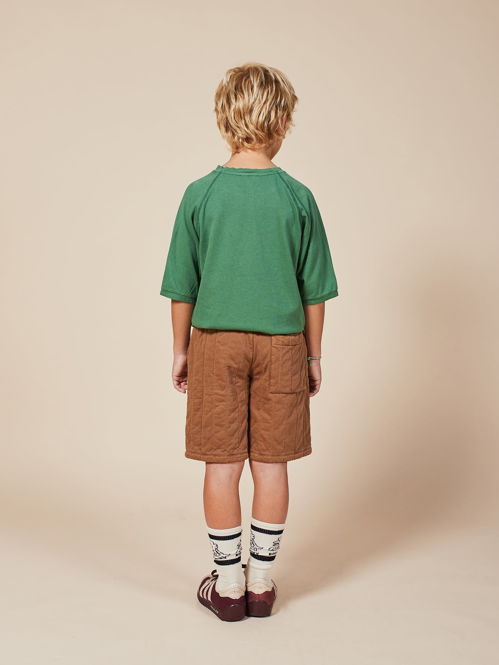 Boys Caramel Cafe Organic Cotton Shorts