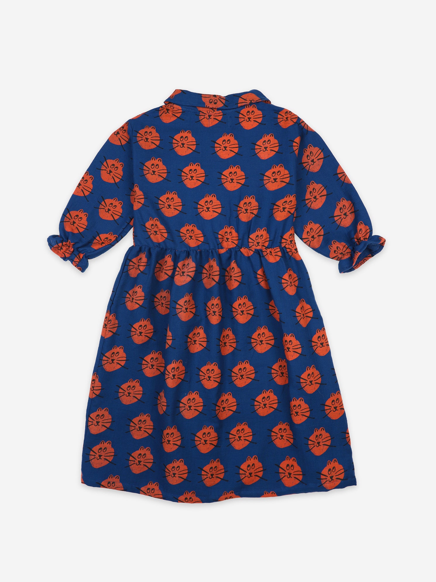 Girls Twilight Blue Cat All Over Dress